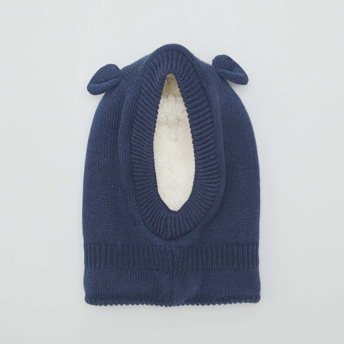 Cagoule en tricot Bleu nuit