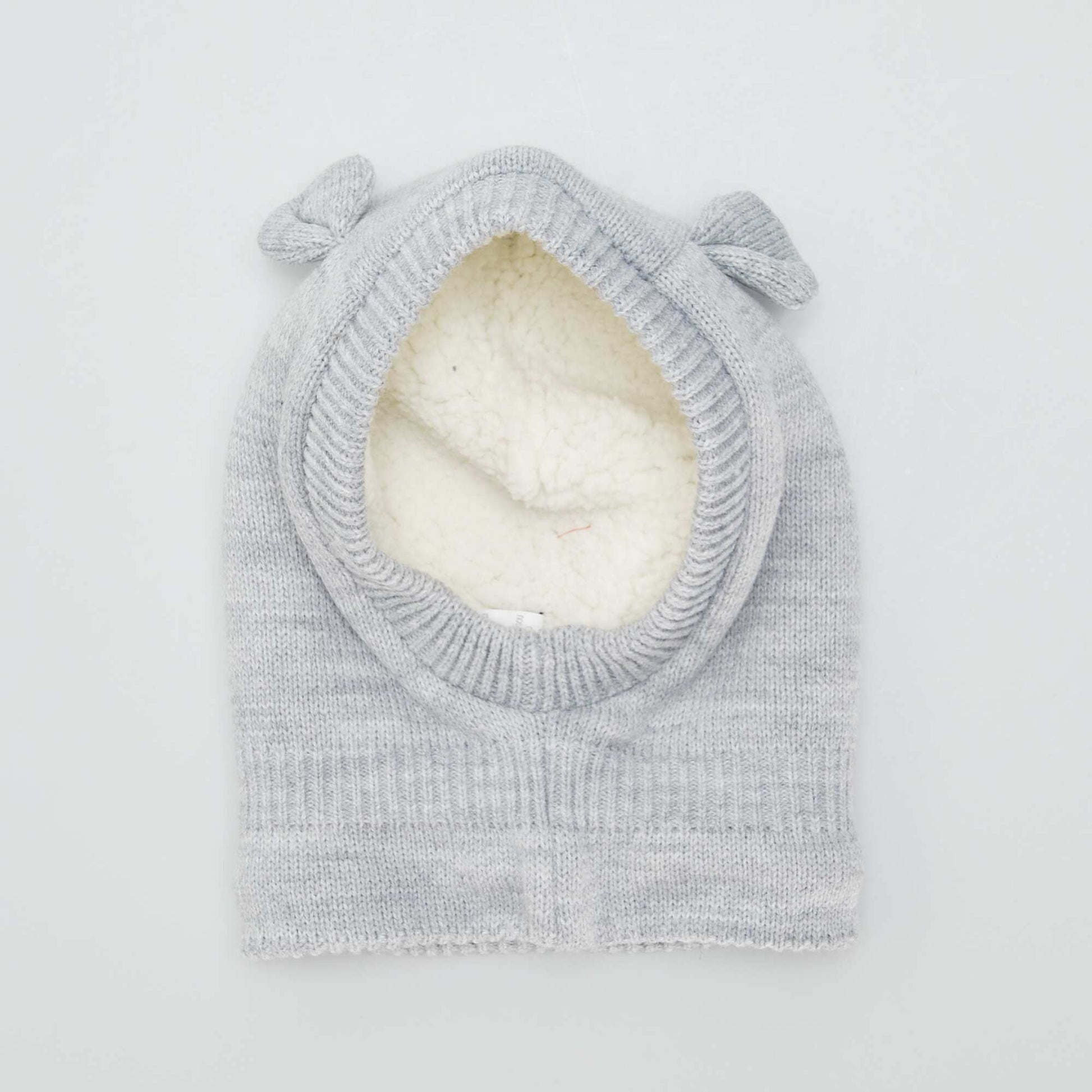 Cagoule en tricot Gris