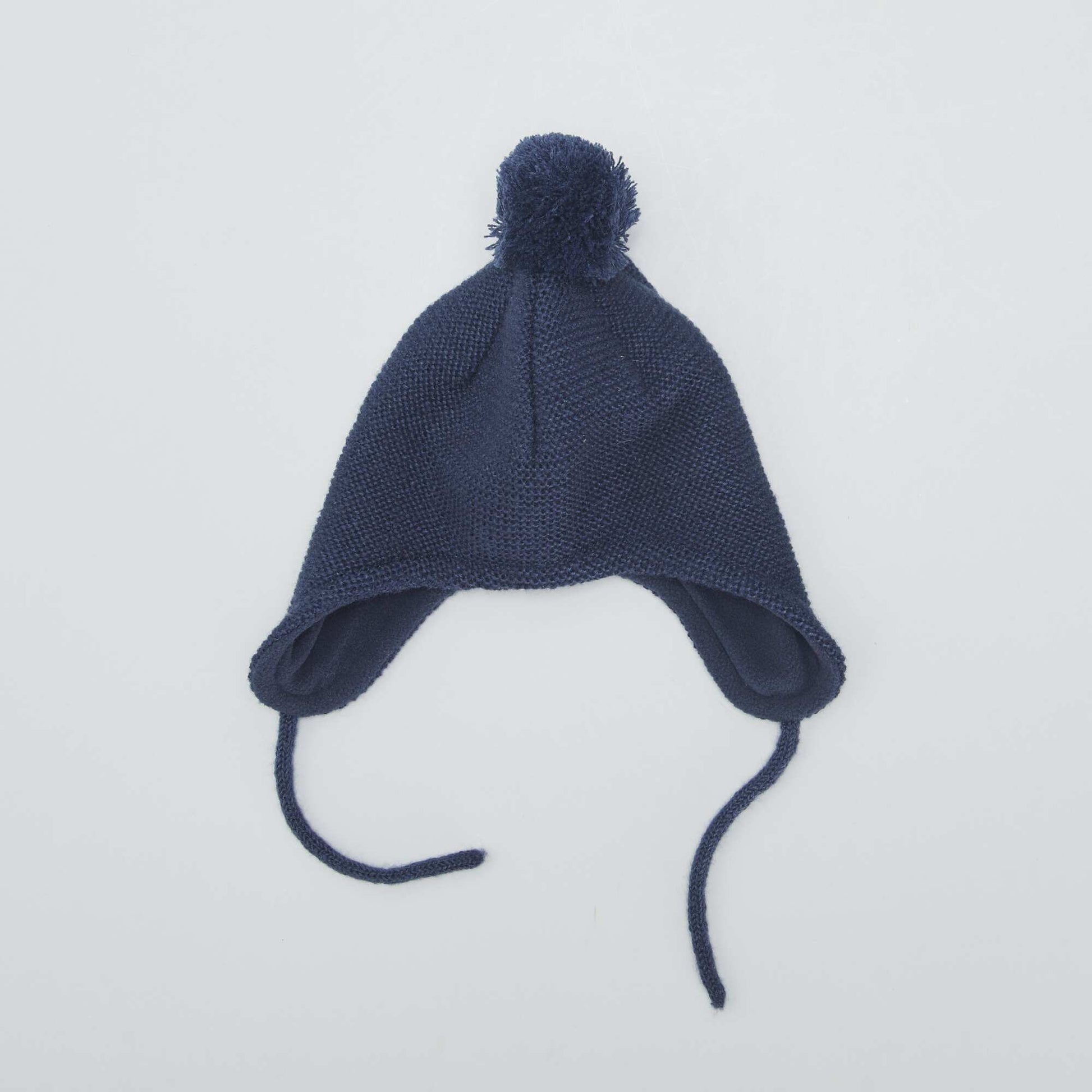 Bonnet p ruvien en tricot Noir