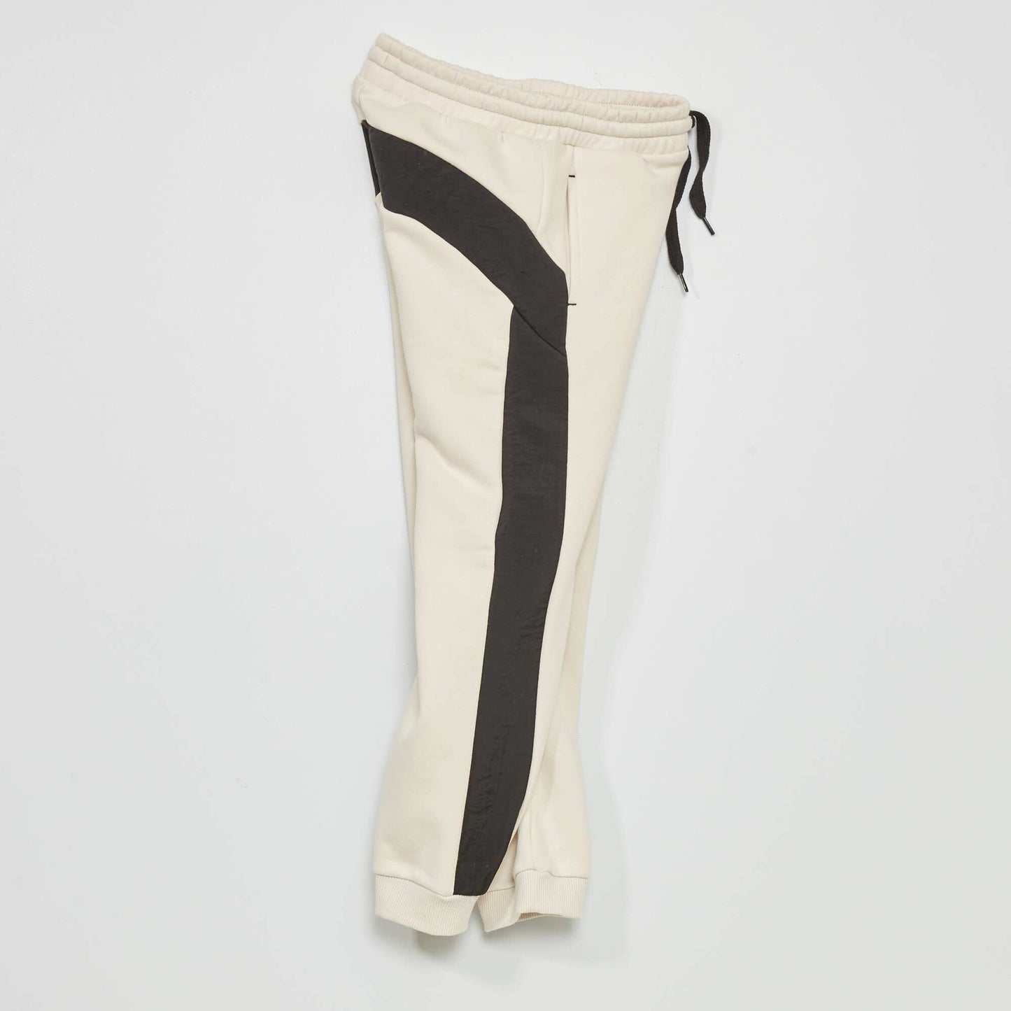 Pantalon jogging bi-mati re Beige