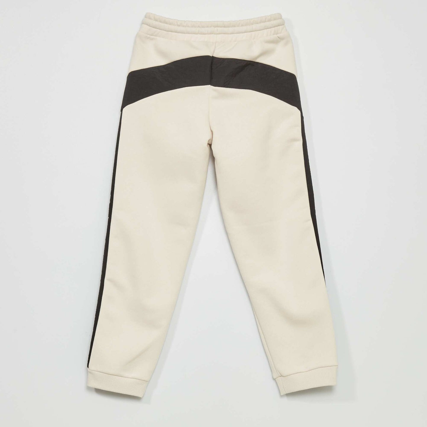 Pantalon jogging bi-mati re Beige