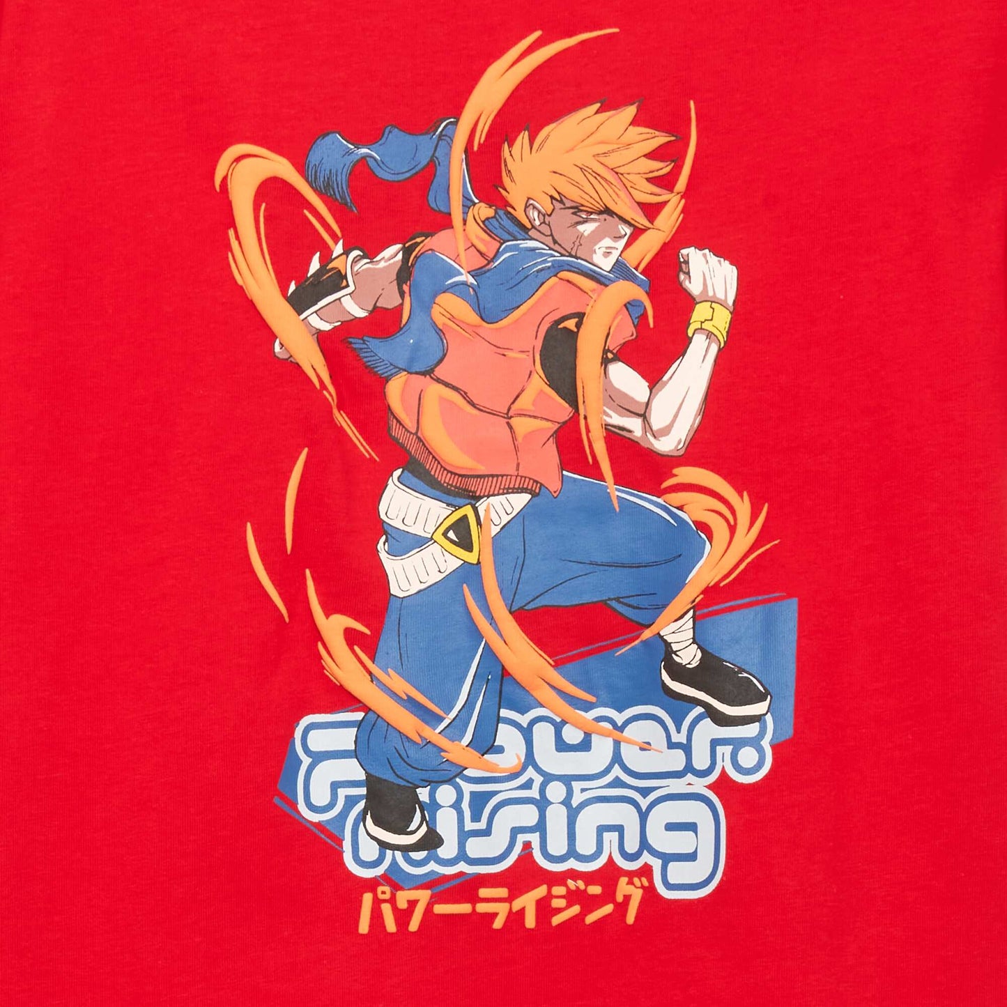 T-shirt imprim 'japon' ROUGE