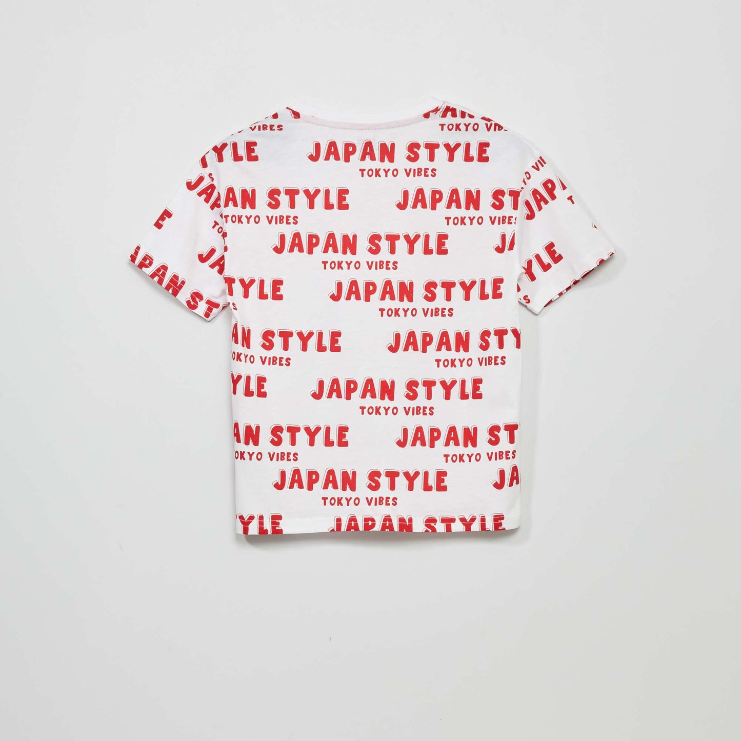 T-shirt imprim 'japon' Rouge