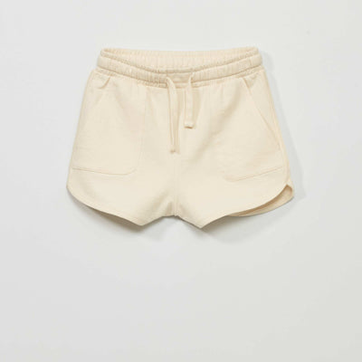 Short avec grandes poches Ecru