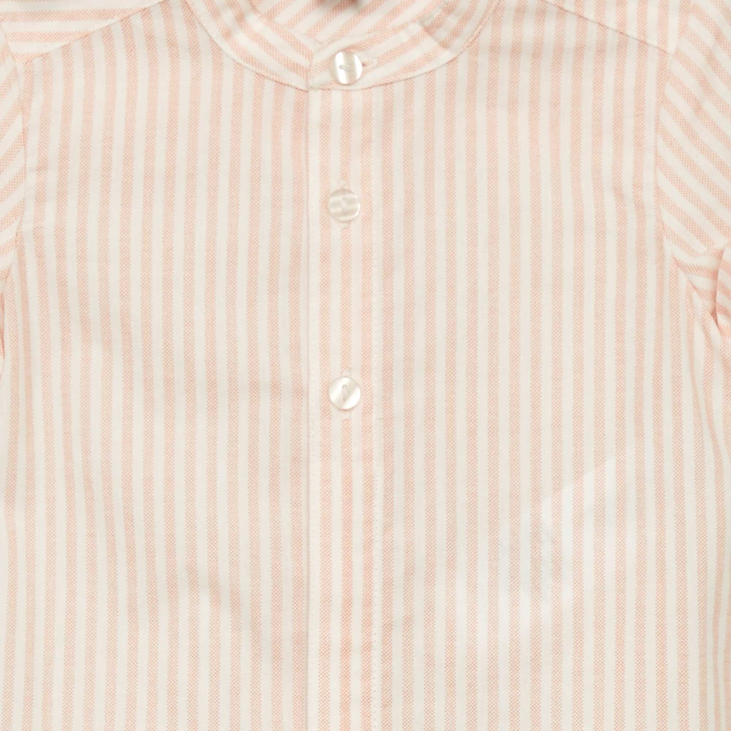 Chemise manches courtes Blanc/rose