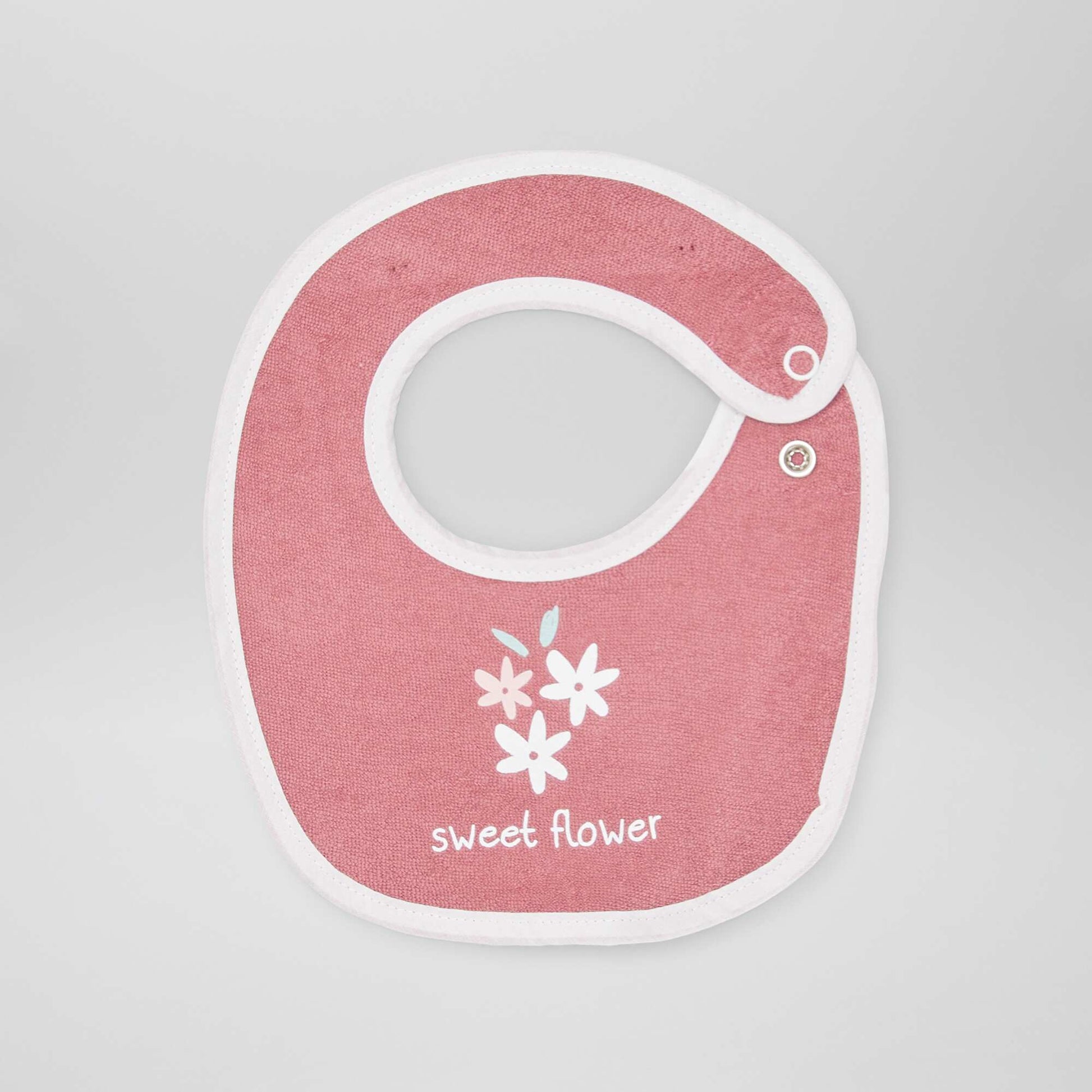 Lot de 5 bavoirs en ponge Rose