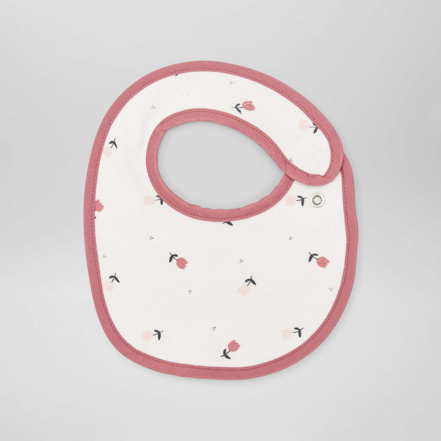 Lot de 5 bavoirs en ponge Rose