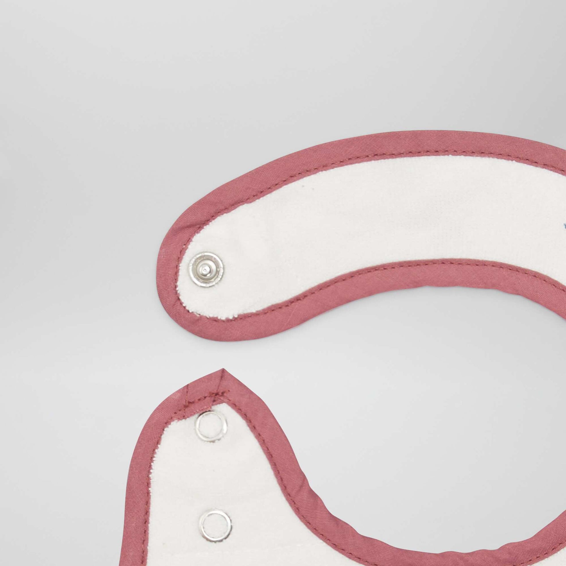 Lot de 5 bavoirs en ponge Rose