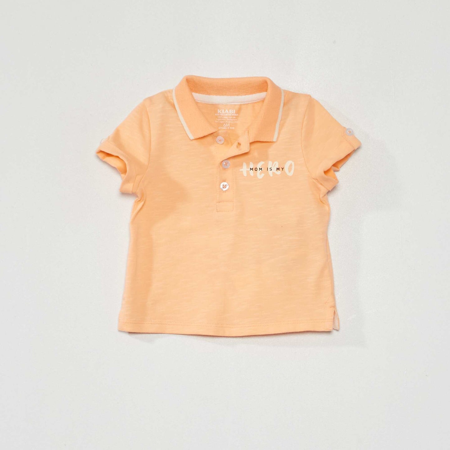 Polo en jersey Orange