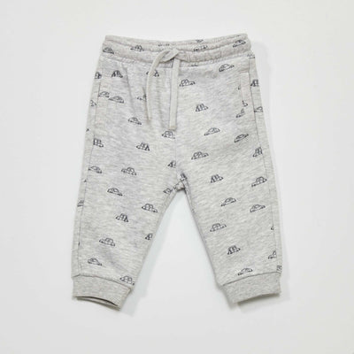 Pantalon de jogging en molleton Gris