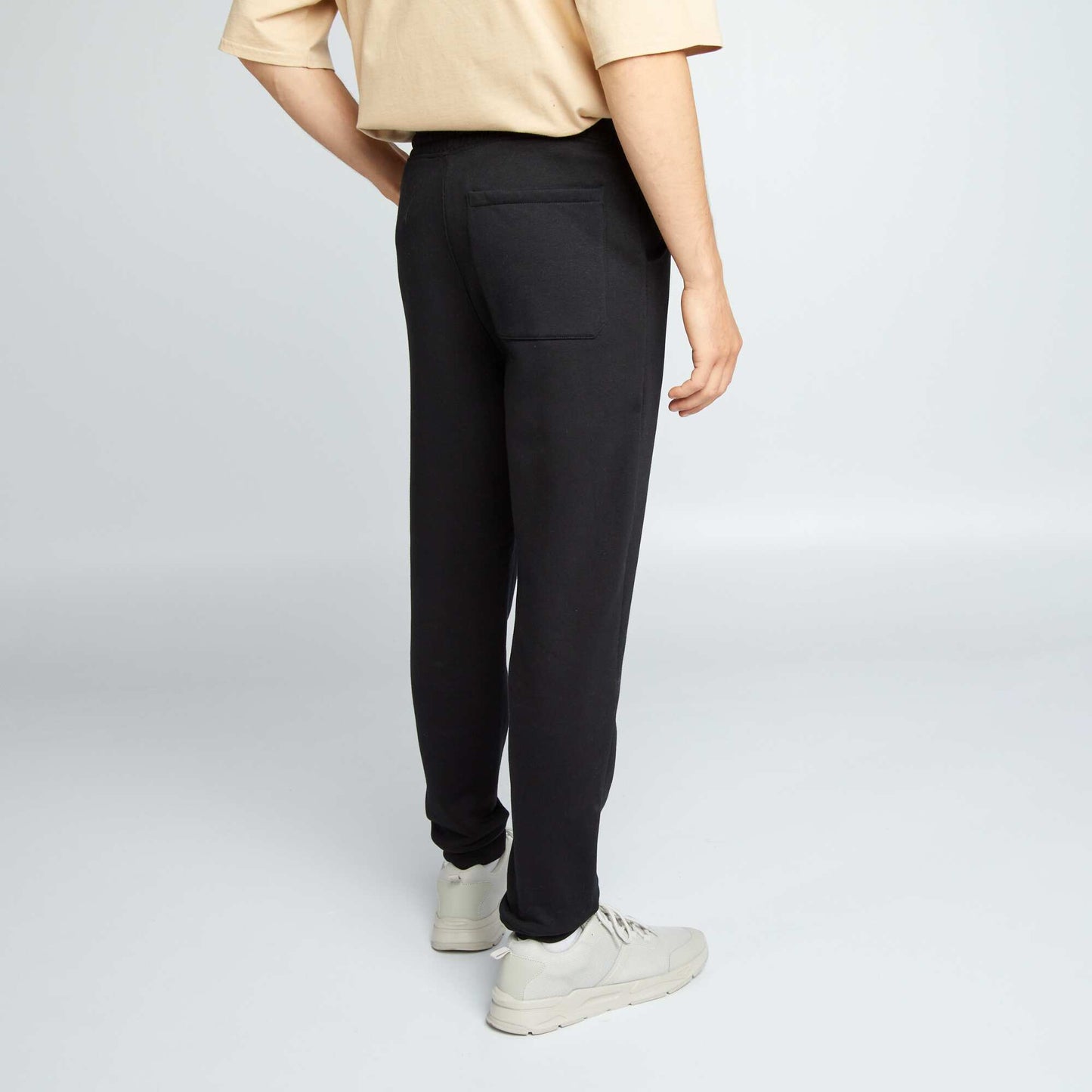 Pantalon de jogging en molletonn noir