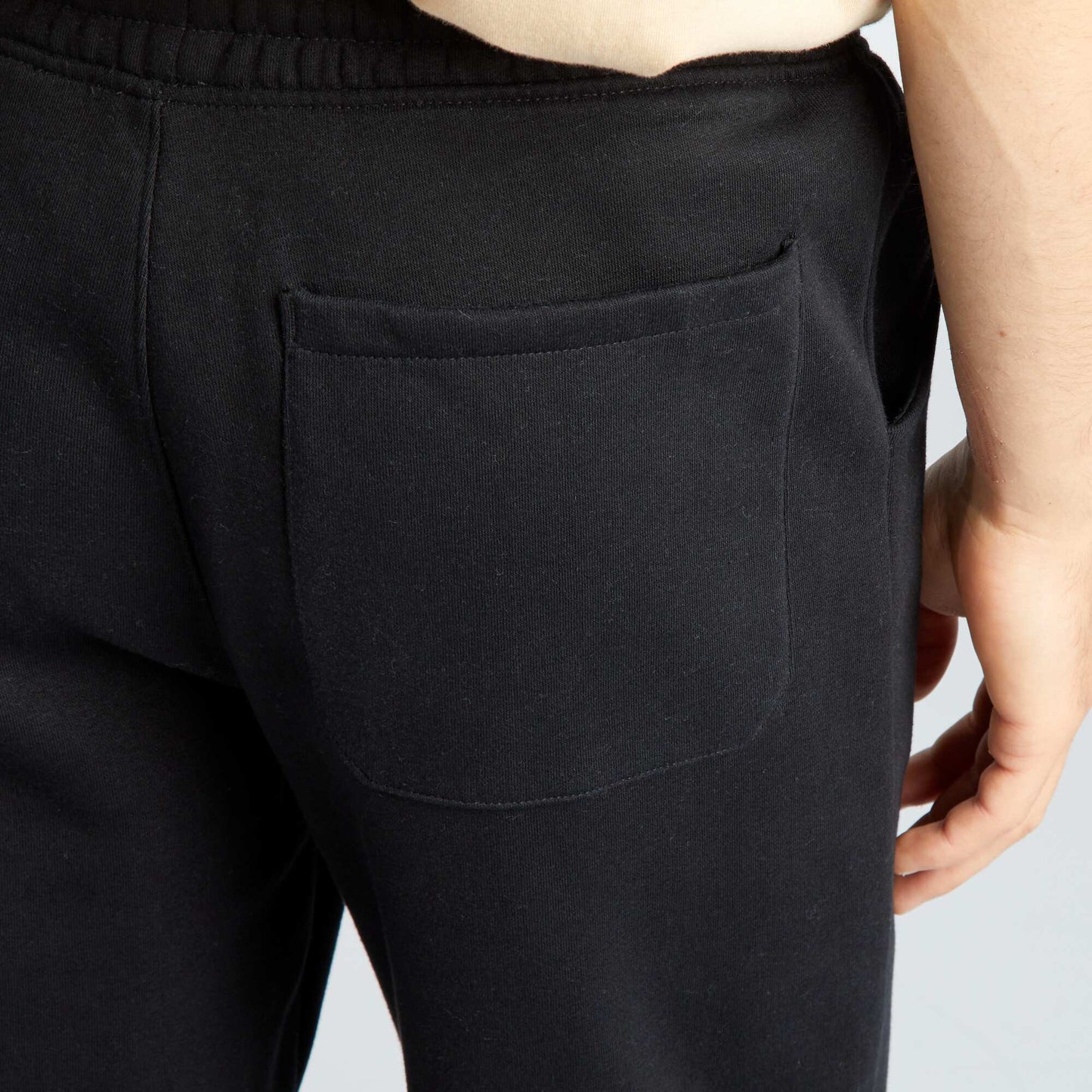 Pantalon de jogging en molletonn noir