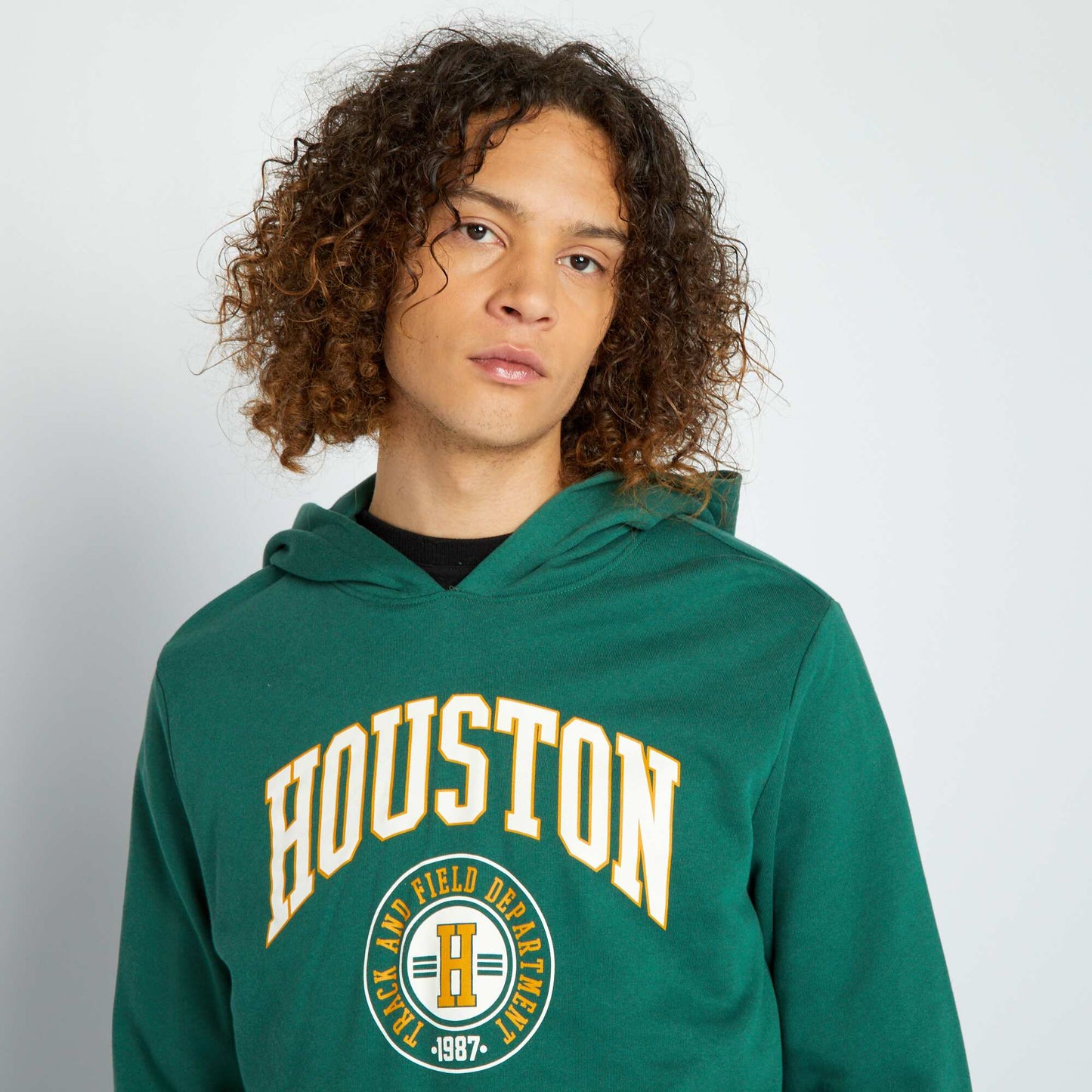 Sweat en molleton Vert 'Houston'