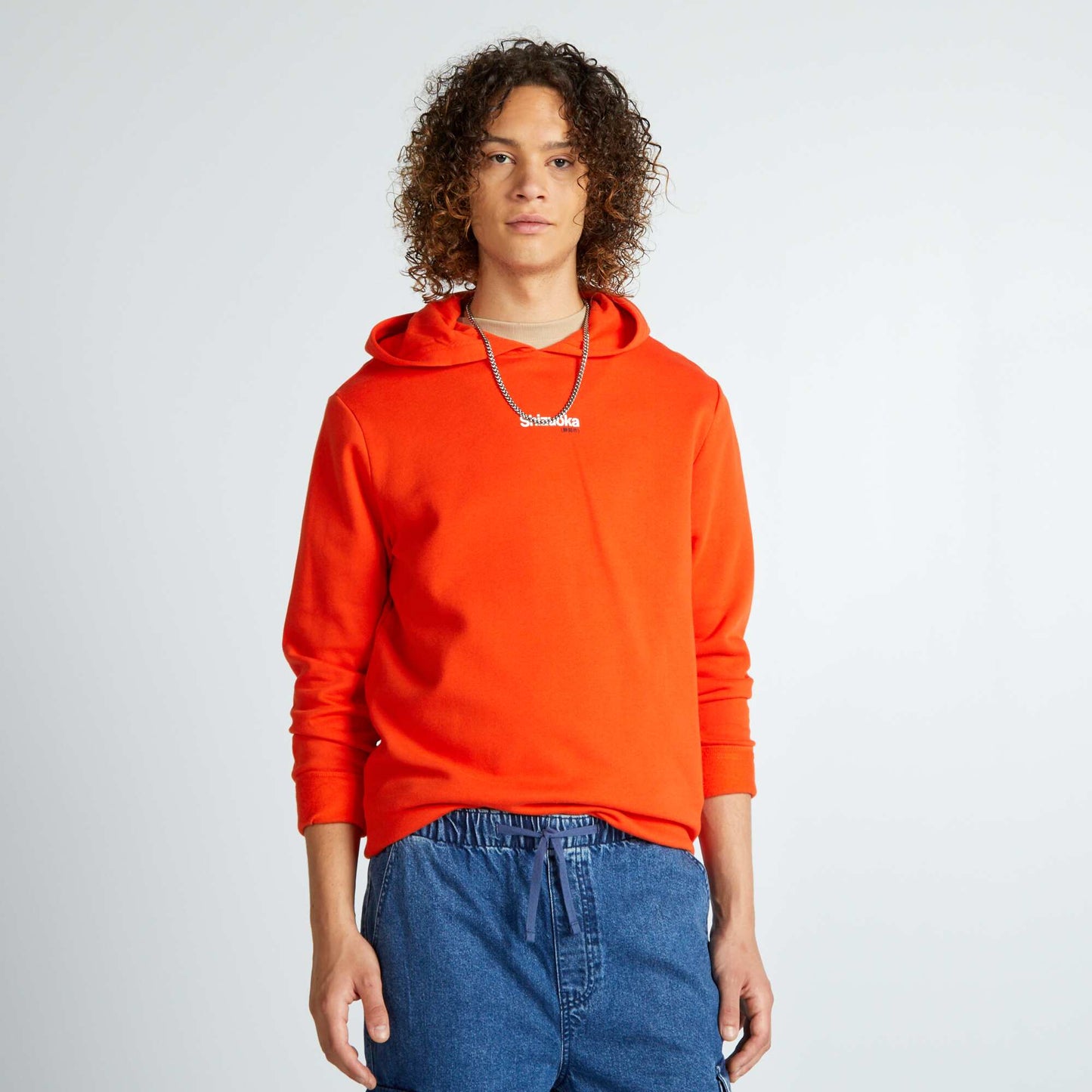 Sweat en molleton Orange