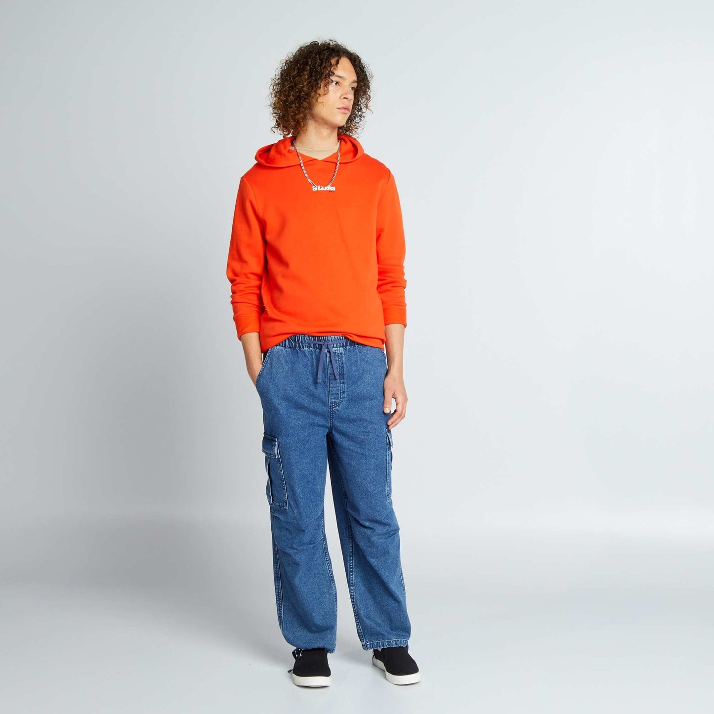 Sweat en molleton Orange