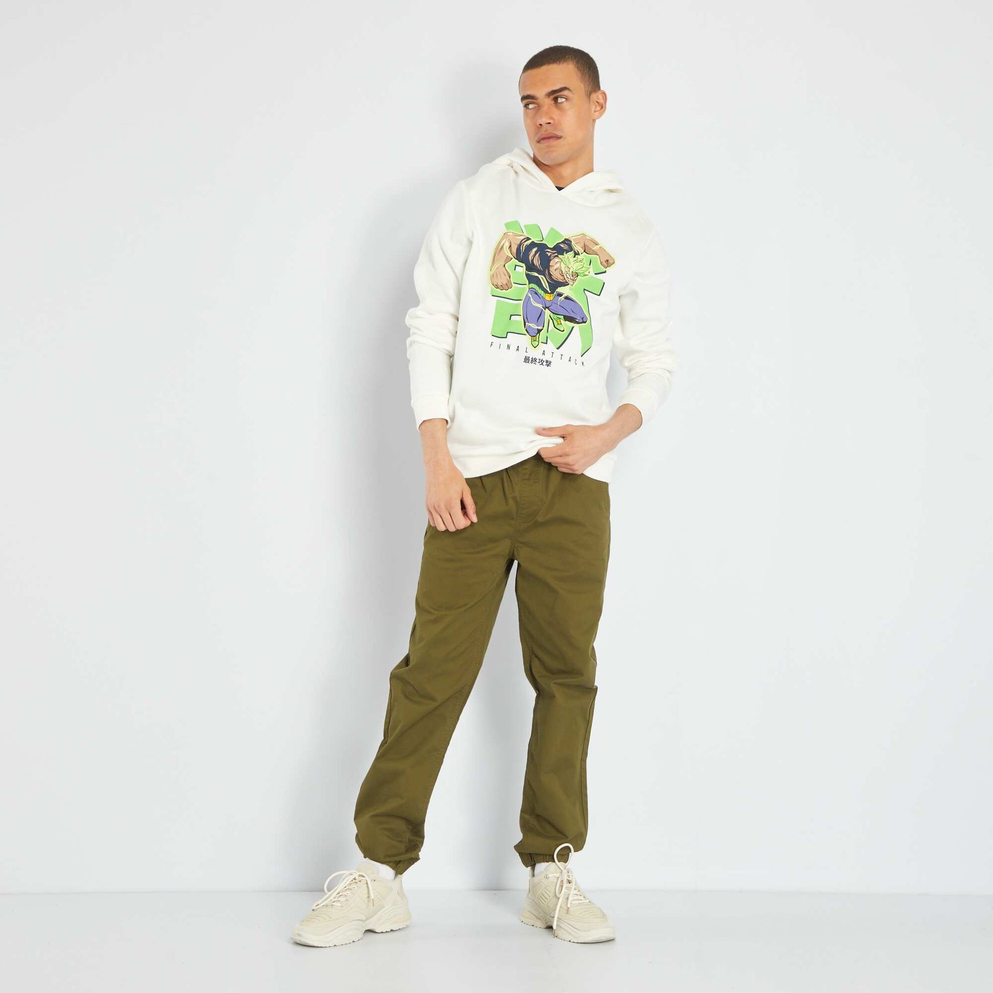 Sweat en molleton Blanc