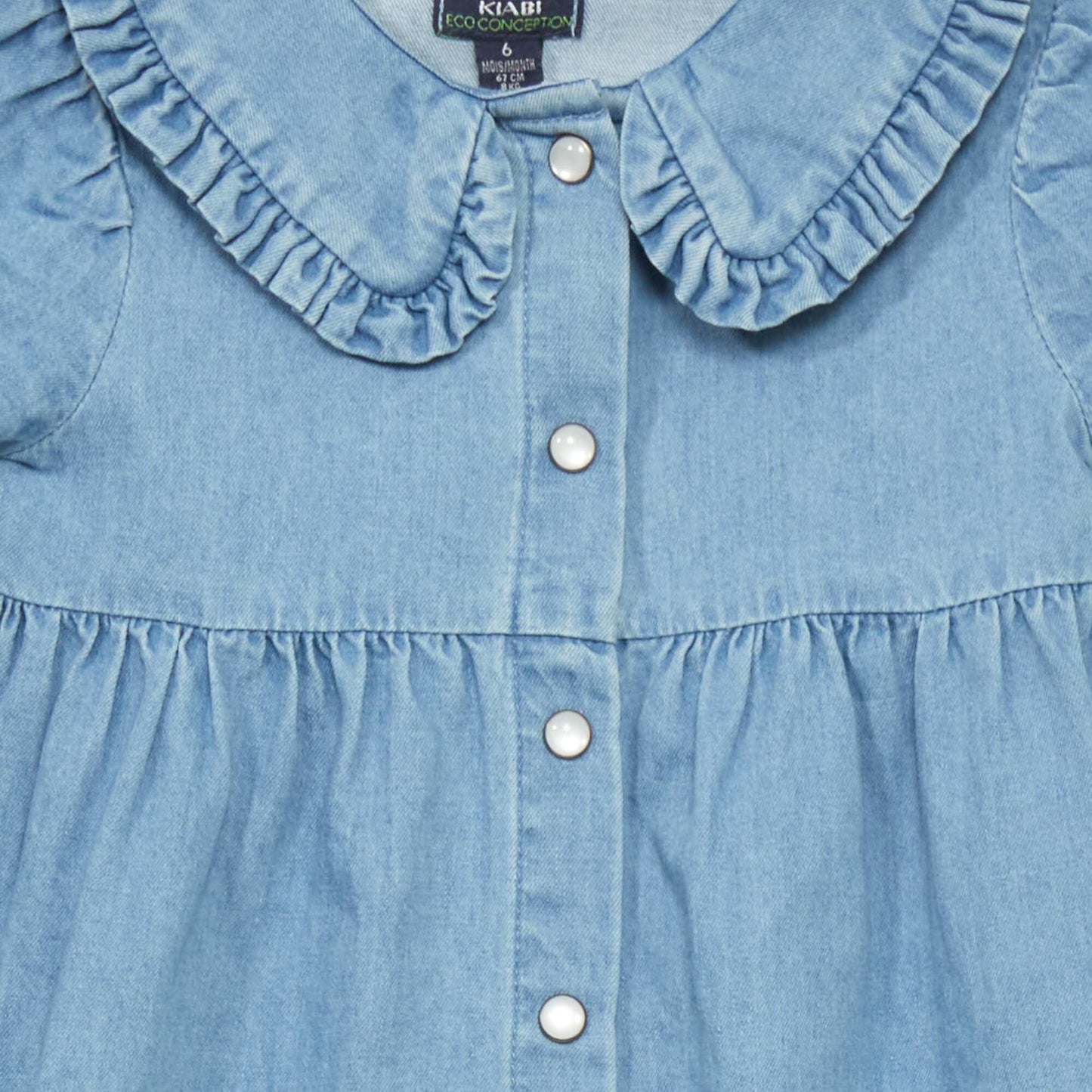 Robe en jean Bleu