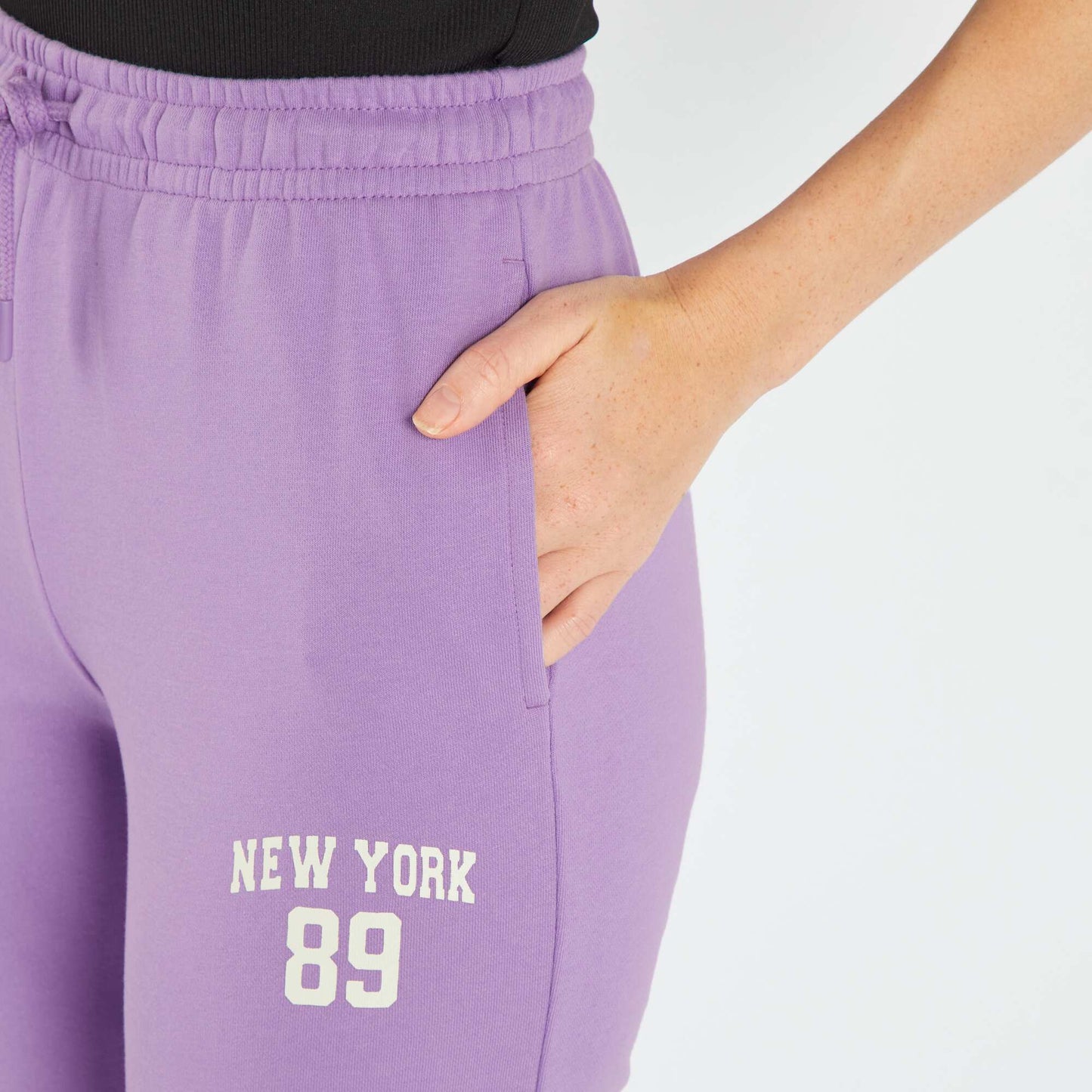 Pantalon de jogging 'New York' Violet