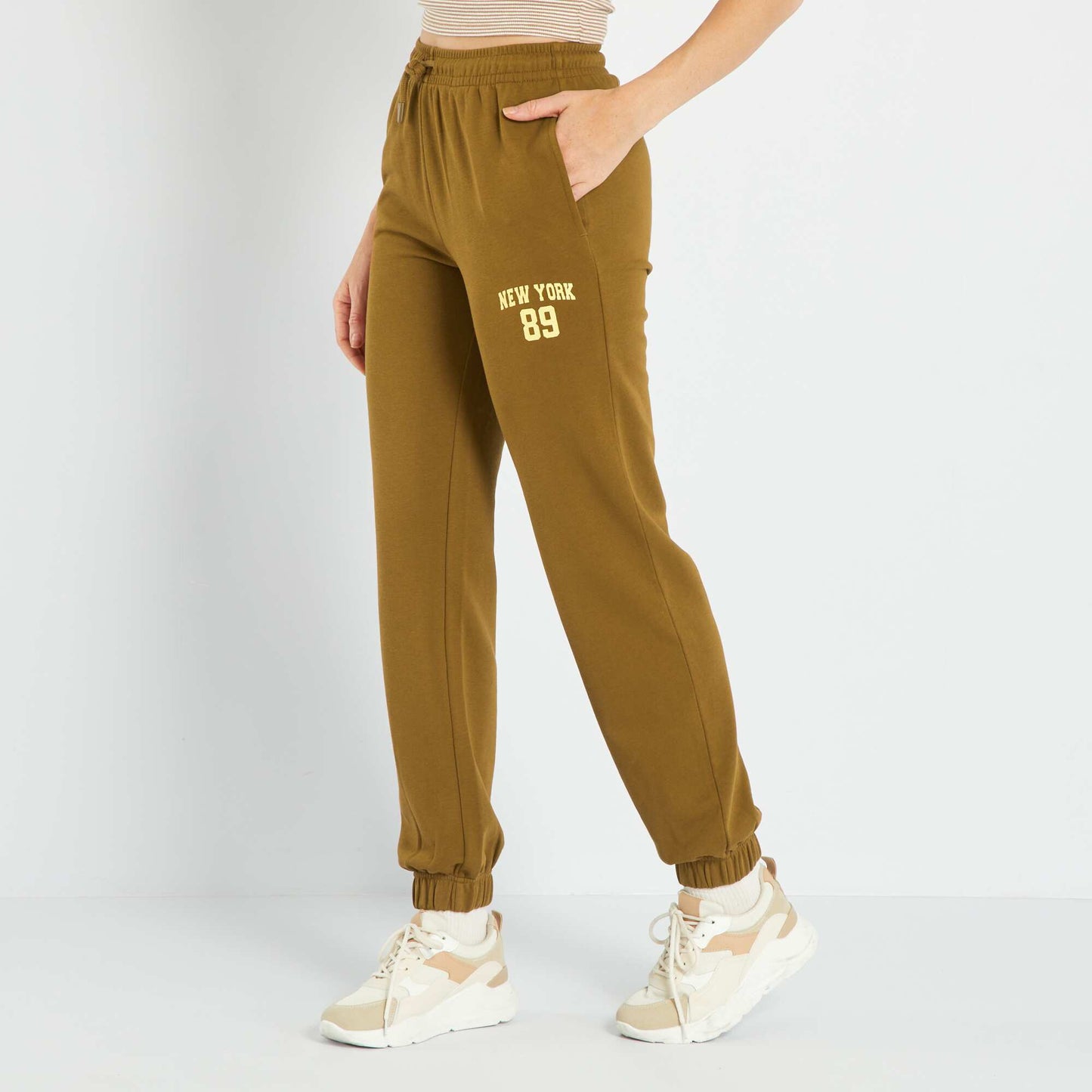 Pantalon de jogging 'New York' Marron