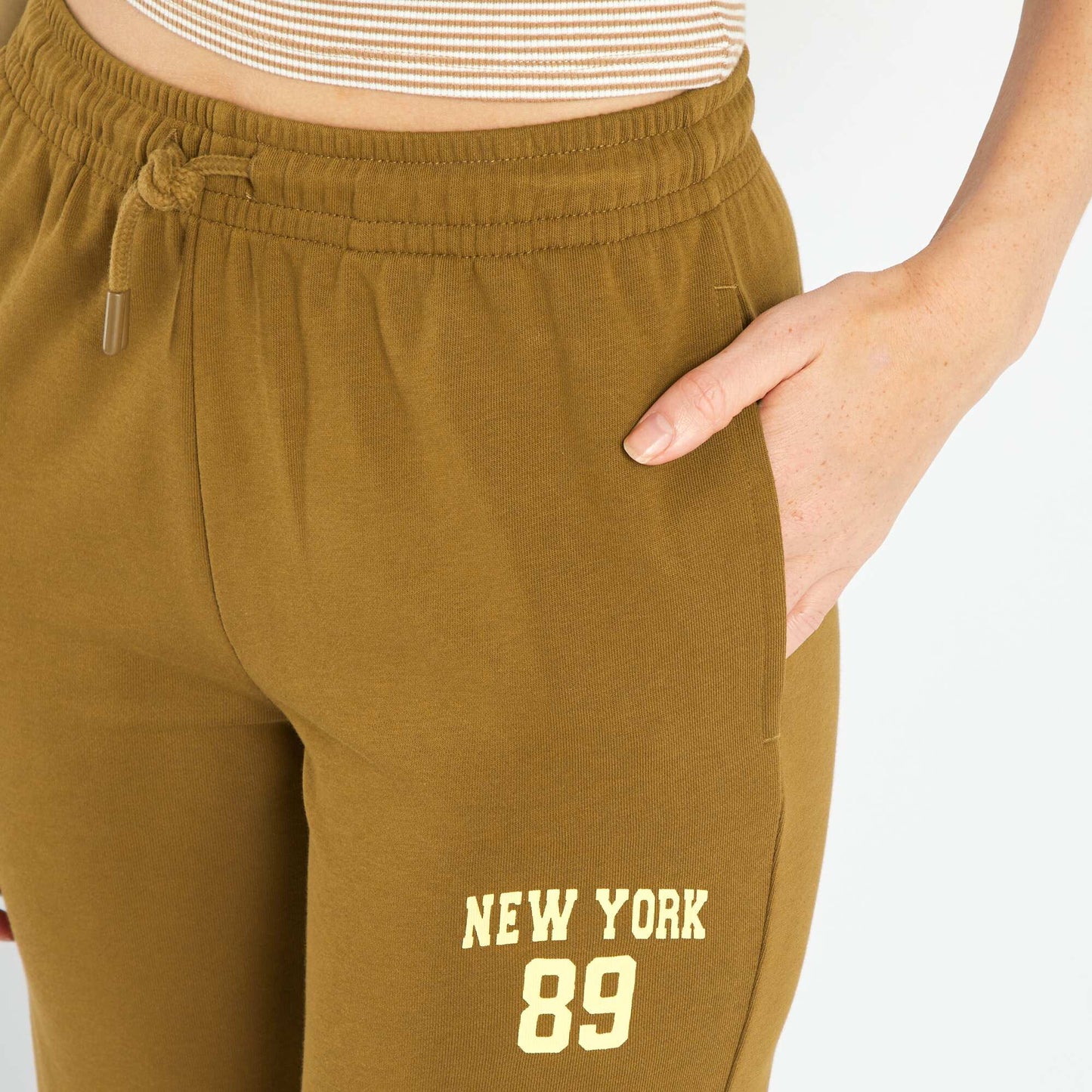Pantalon de jogging 'New York' Marron