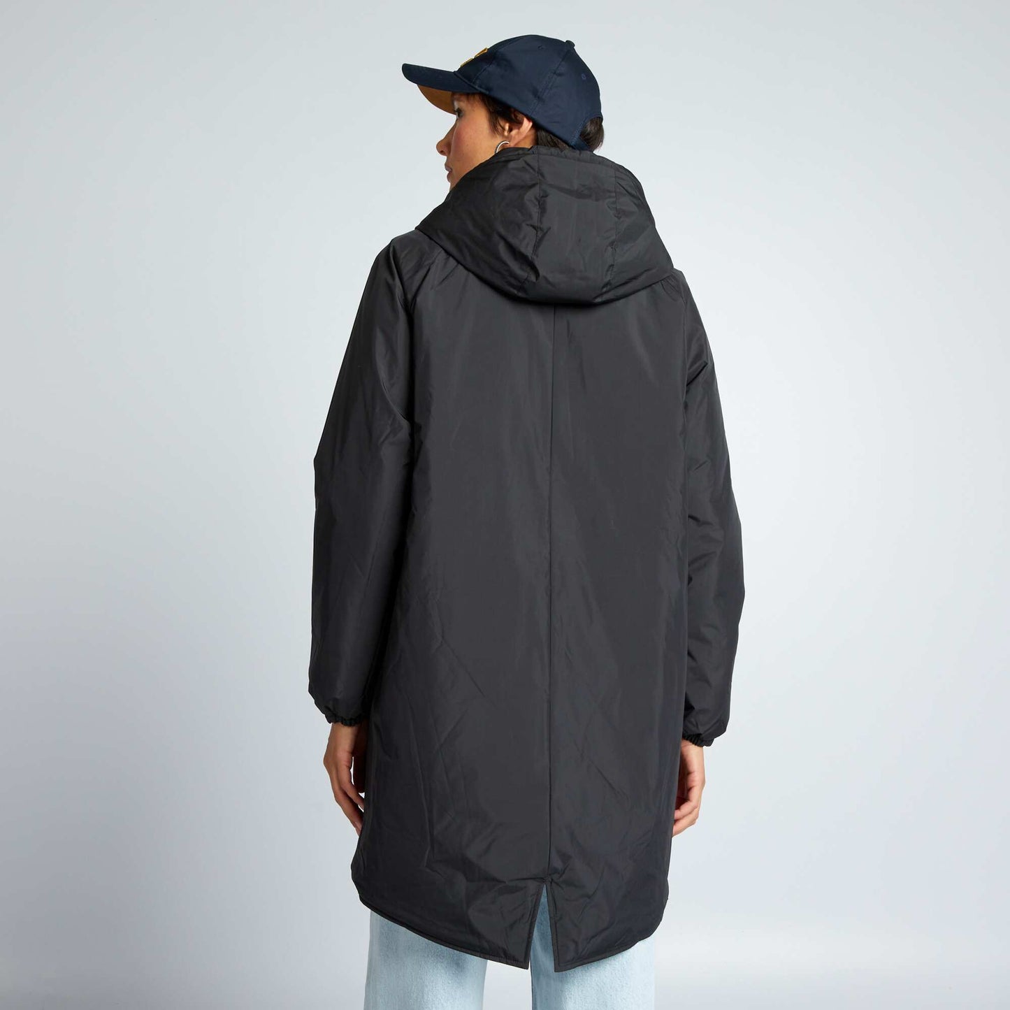 Blouson coupe-vent réversible Noir