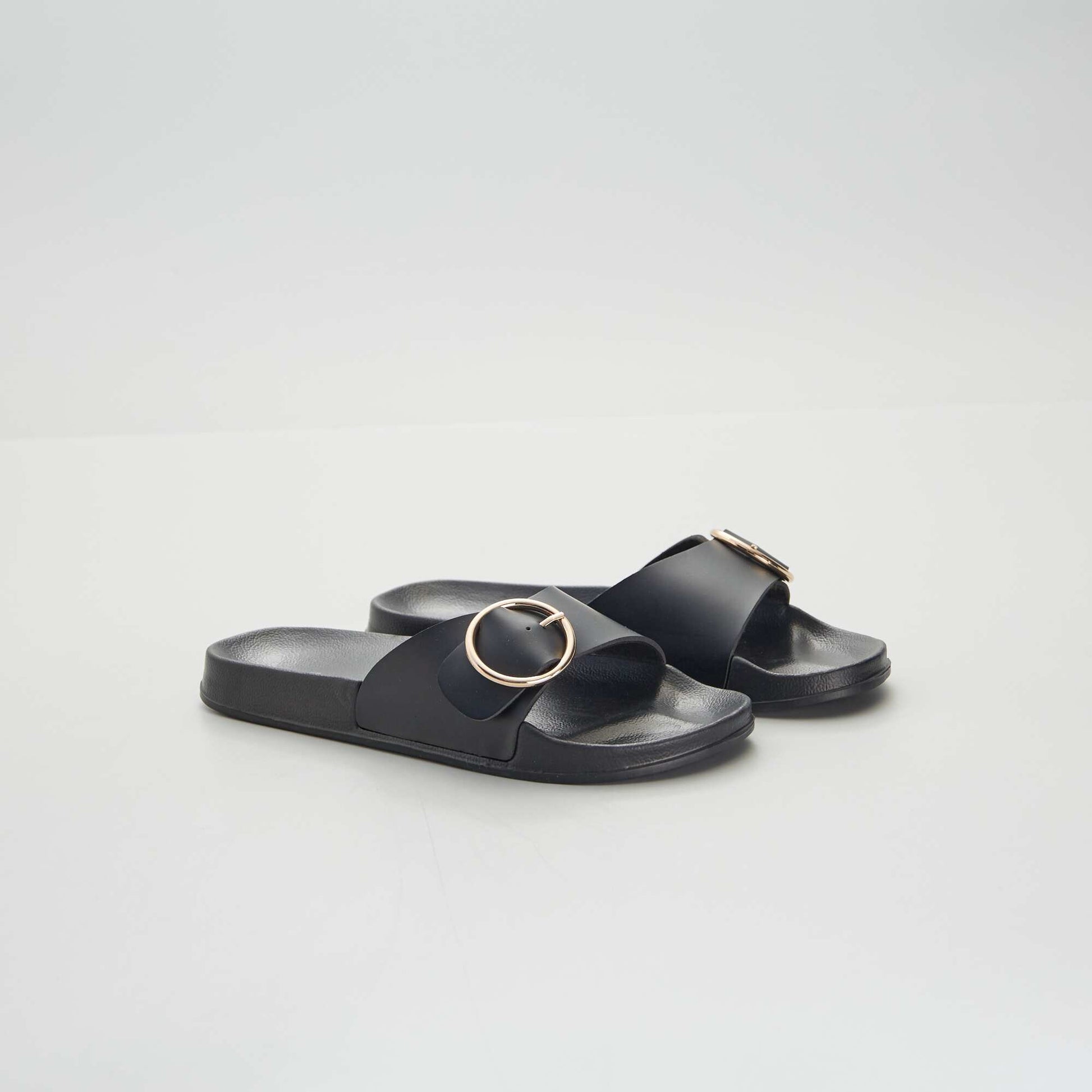 Mules de piscine noir