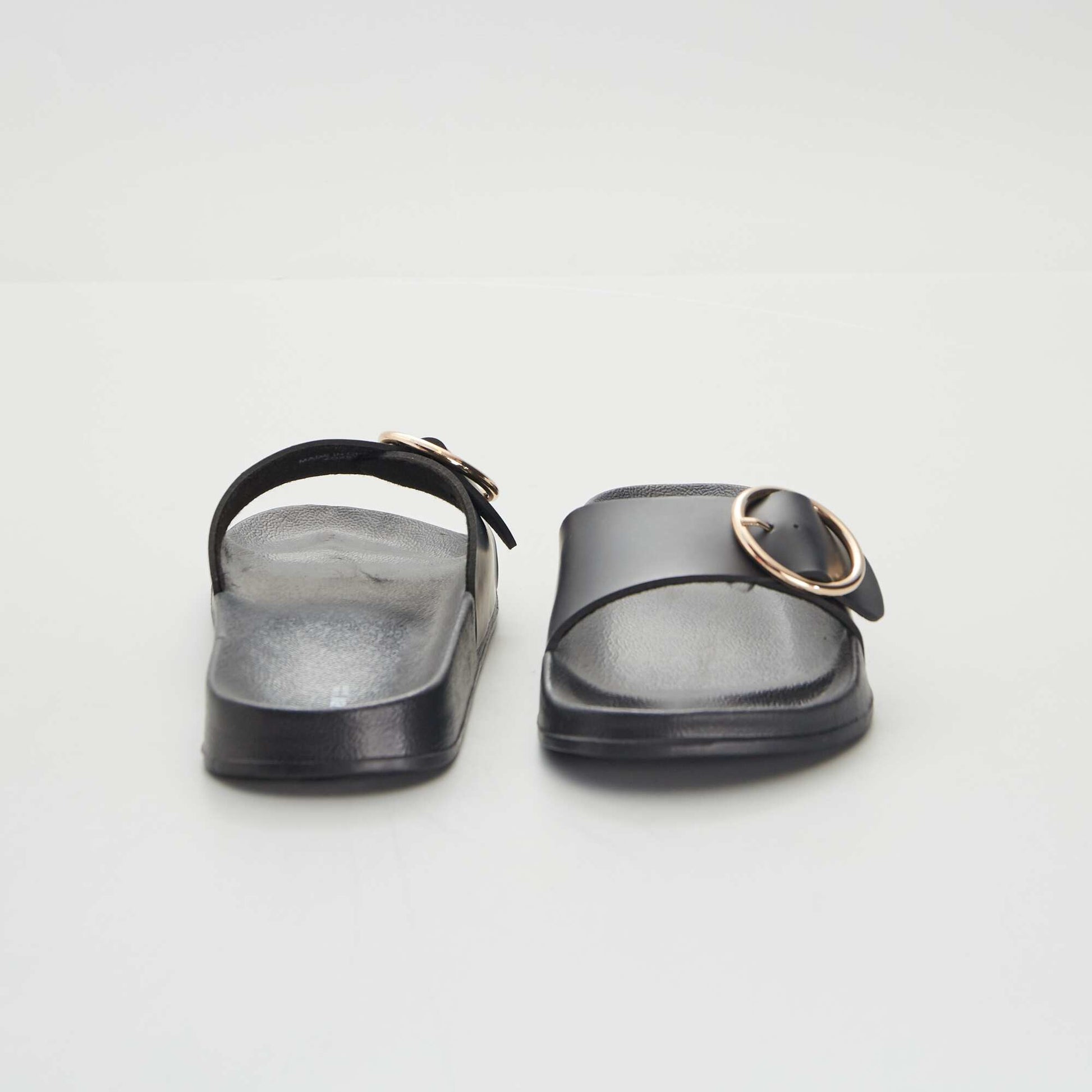 Mules de piscine noir