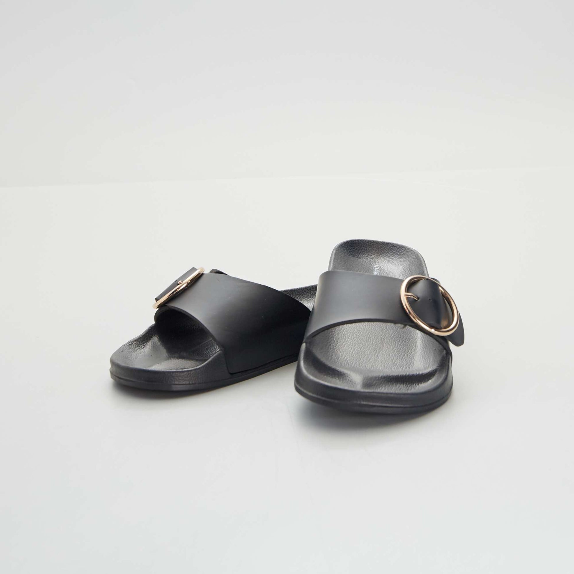 Mules de piscine noir