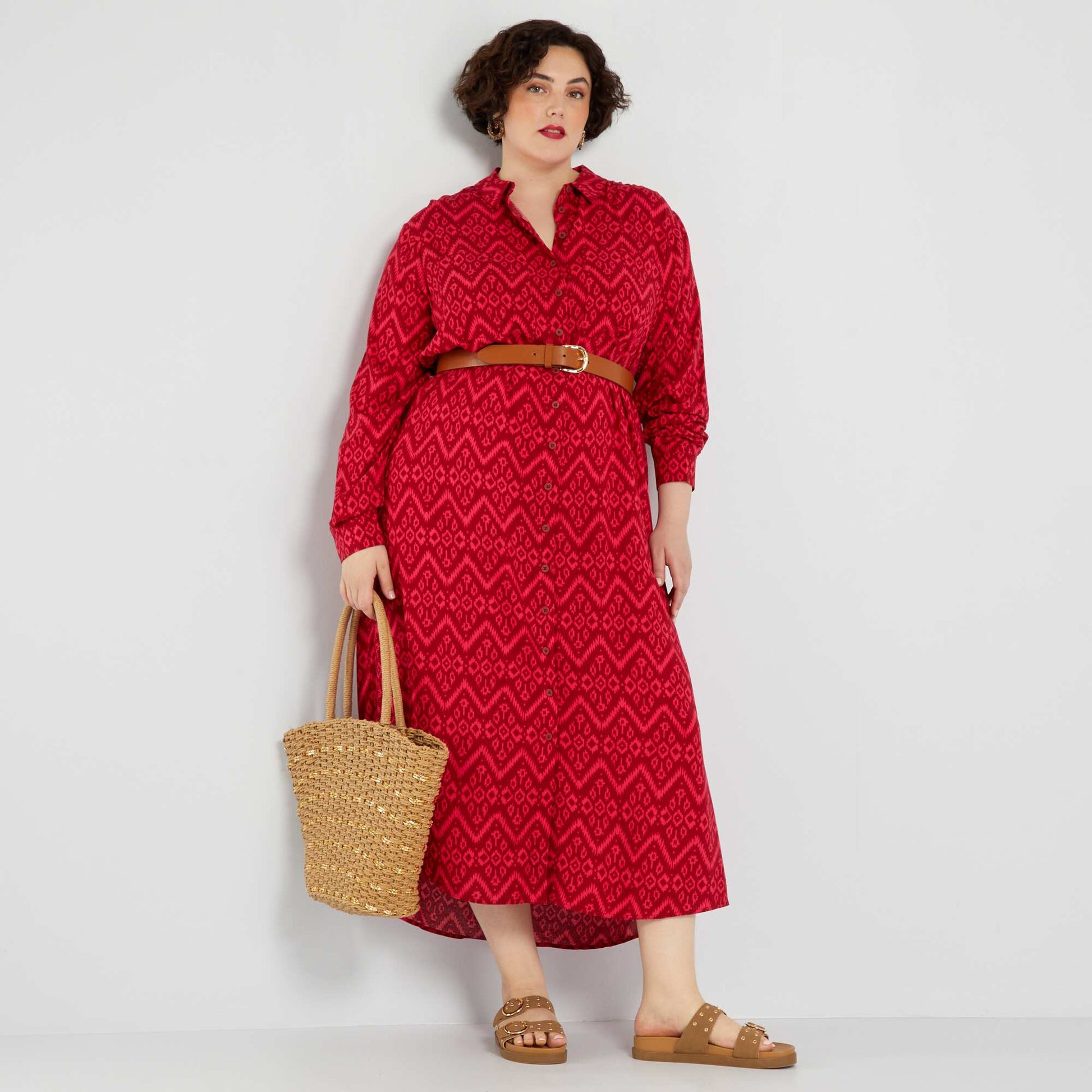 Robe longue Rose