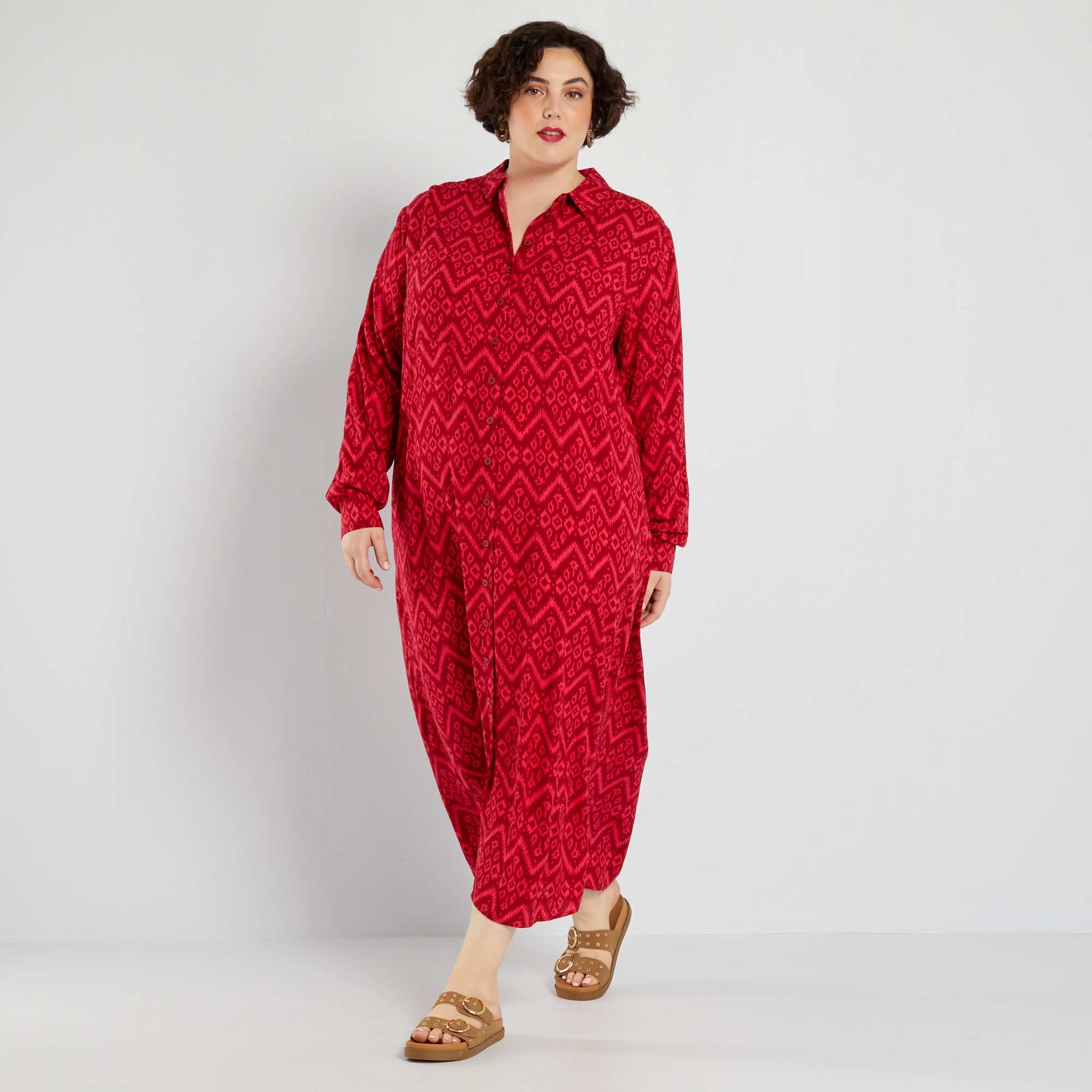 Robe longue Rose