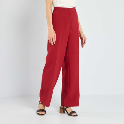 Pantalon de tailleur Rouge