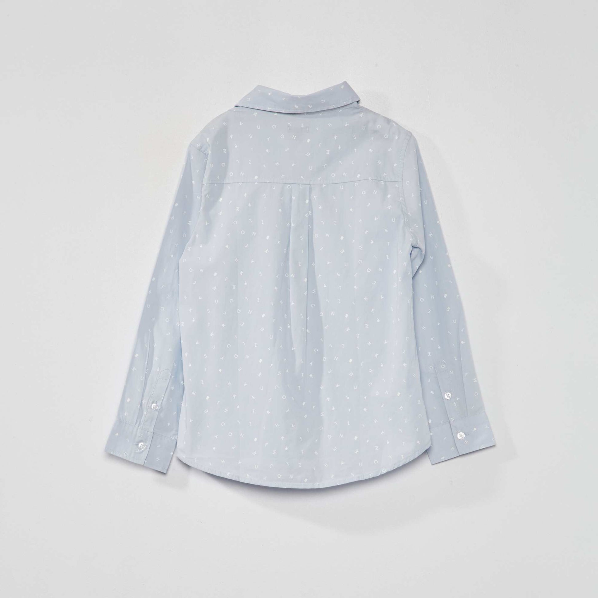 Chemise en popeline Bleu ciel