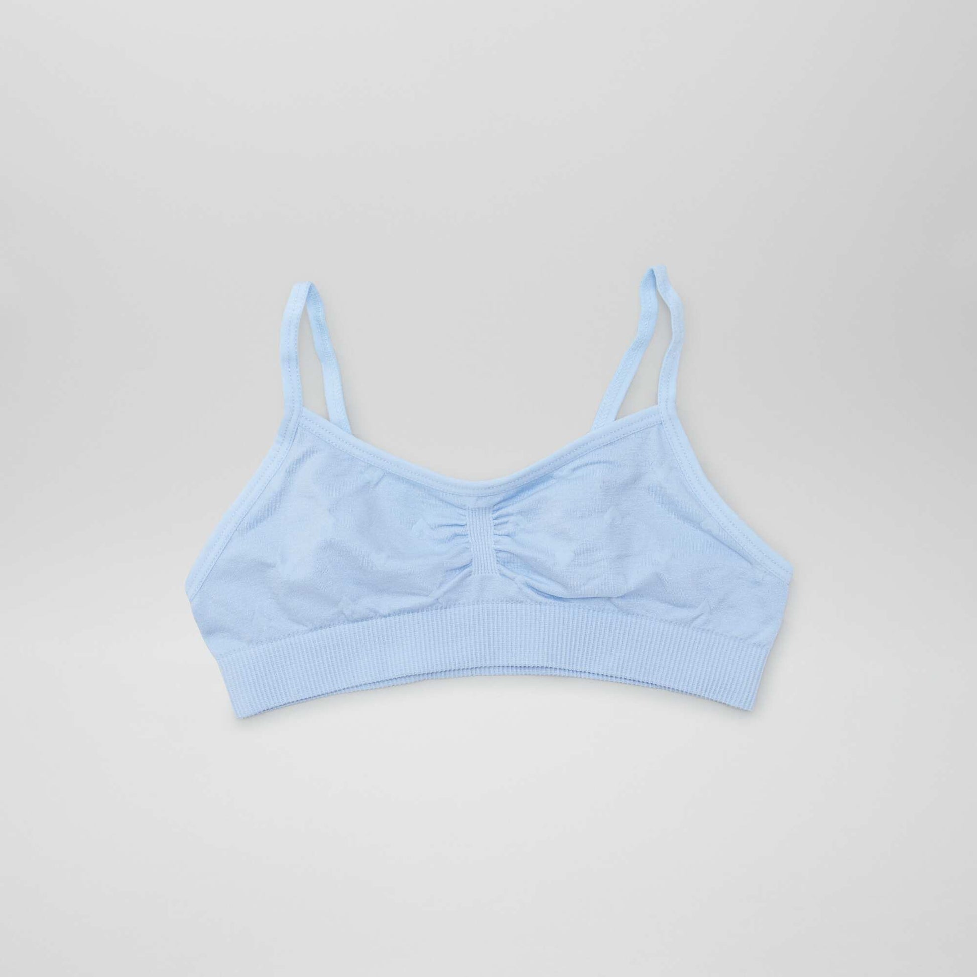 Lot de 2 brassi res en jersey Bleu