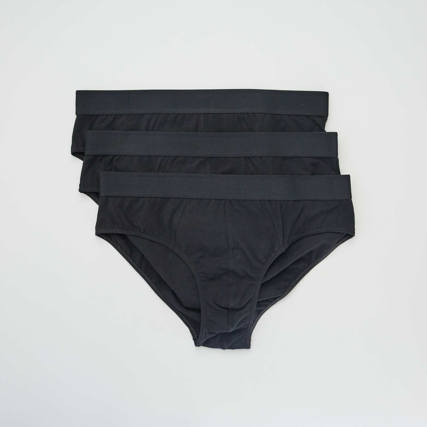 Lot de 3 slips unis Noir