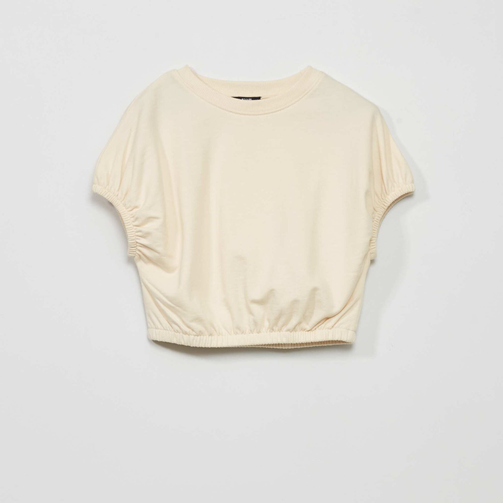 Sweat en molleton l ger BEIGE