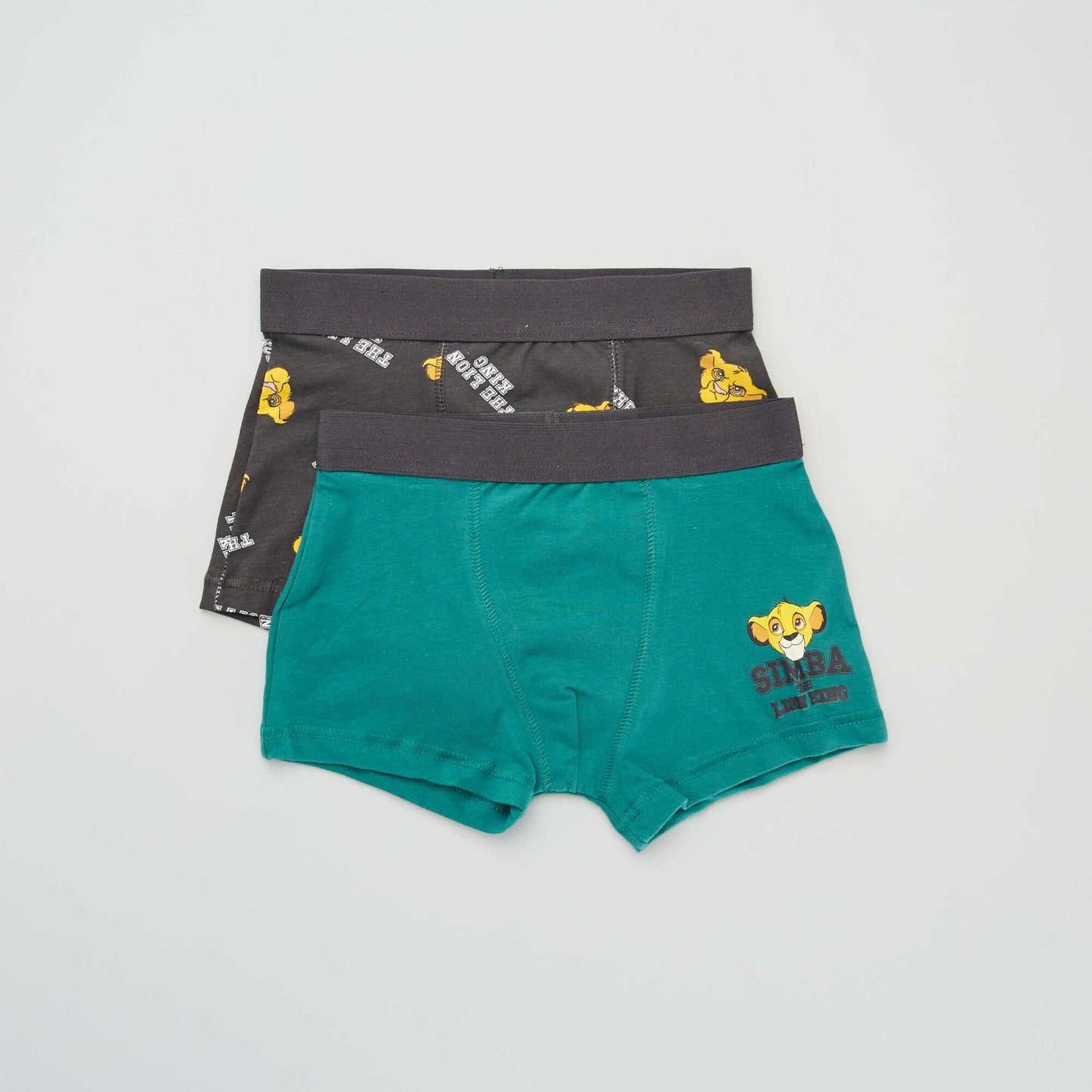 Lot de 2 boxers 'Simba' Vert