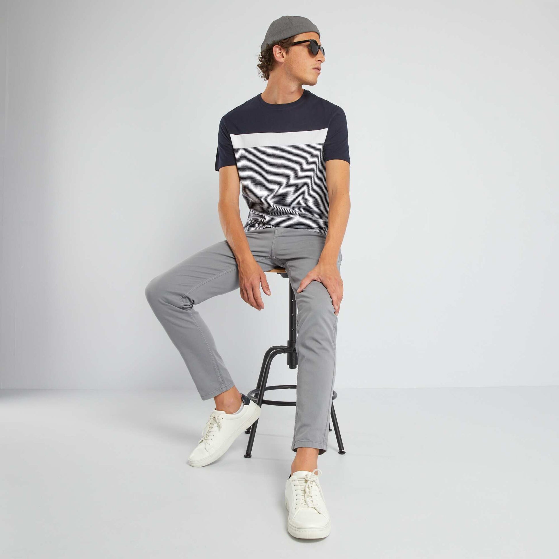 T-shirt manches courtes Bleu