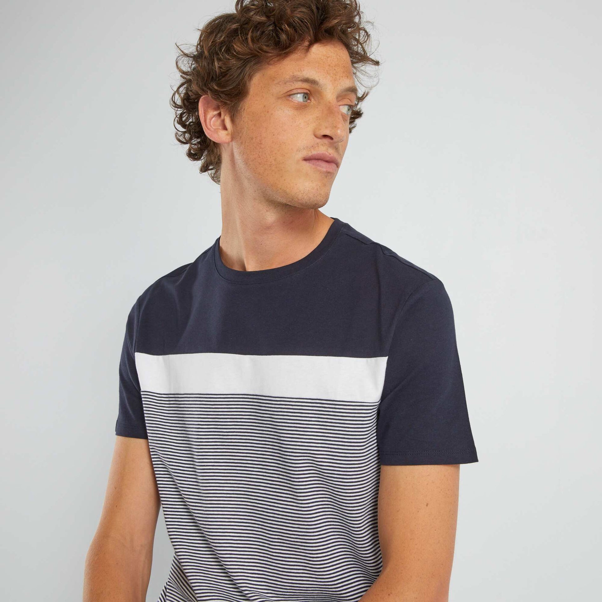 T-shirt manches courtes Bleu