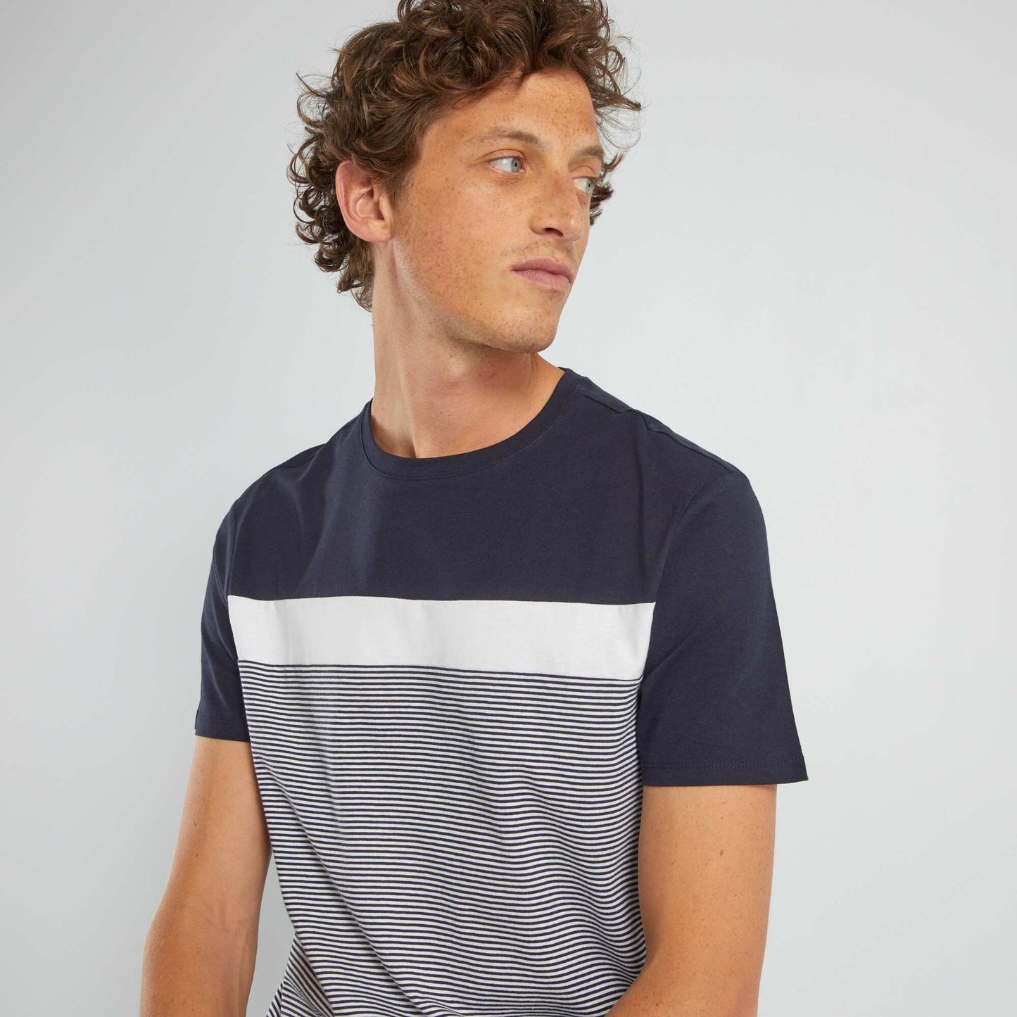 T-shirt manches courtes Bleu