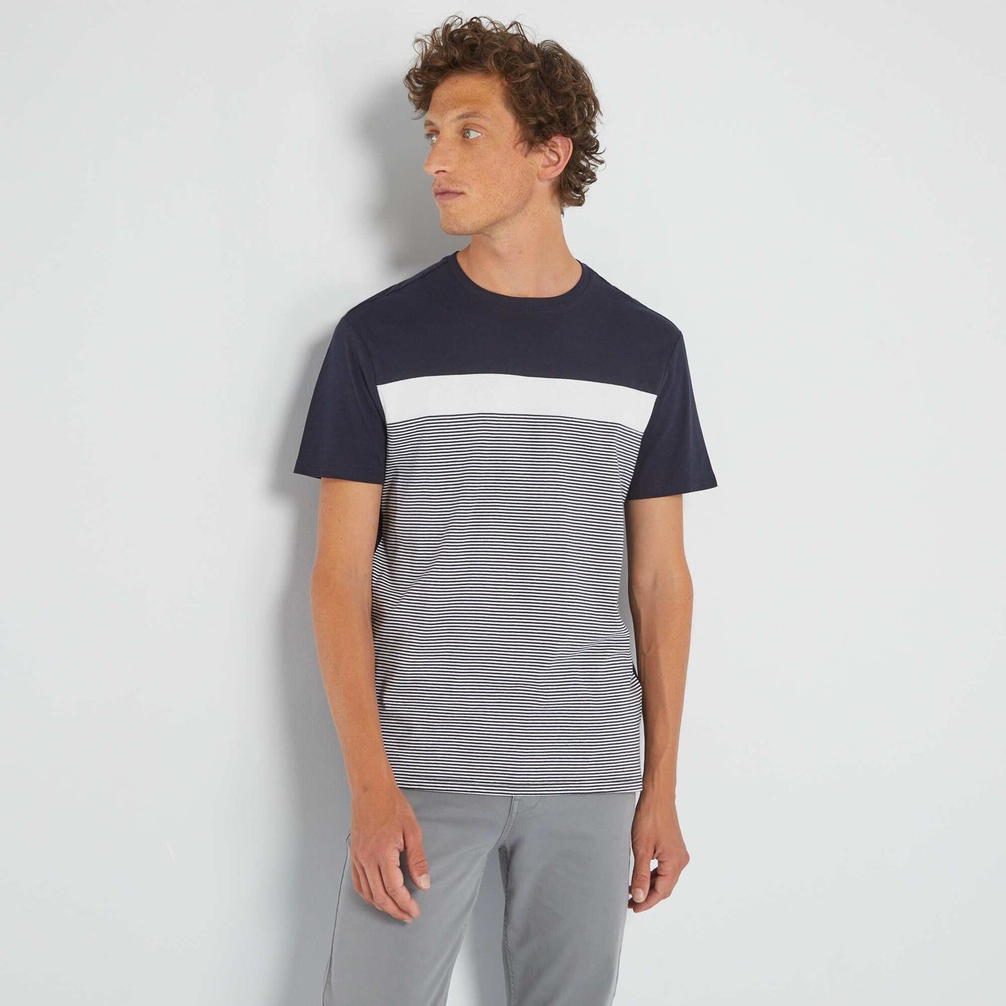 T-shirt manches courtes Bleu