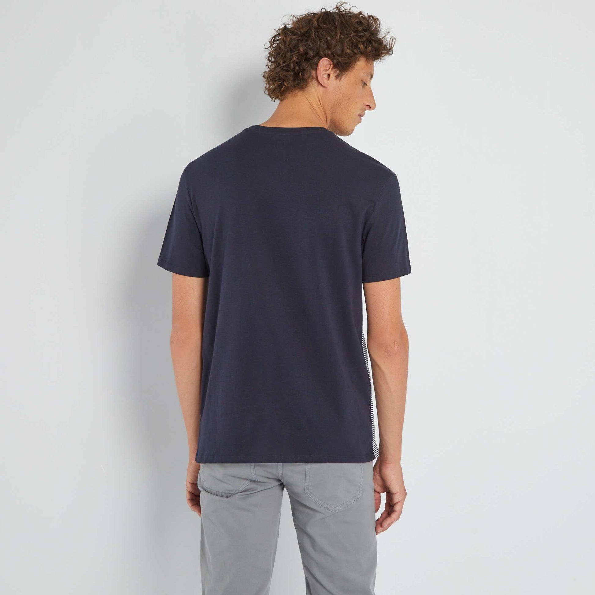 T-shirt manches courtes Bleu