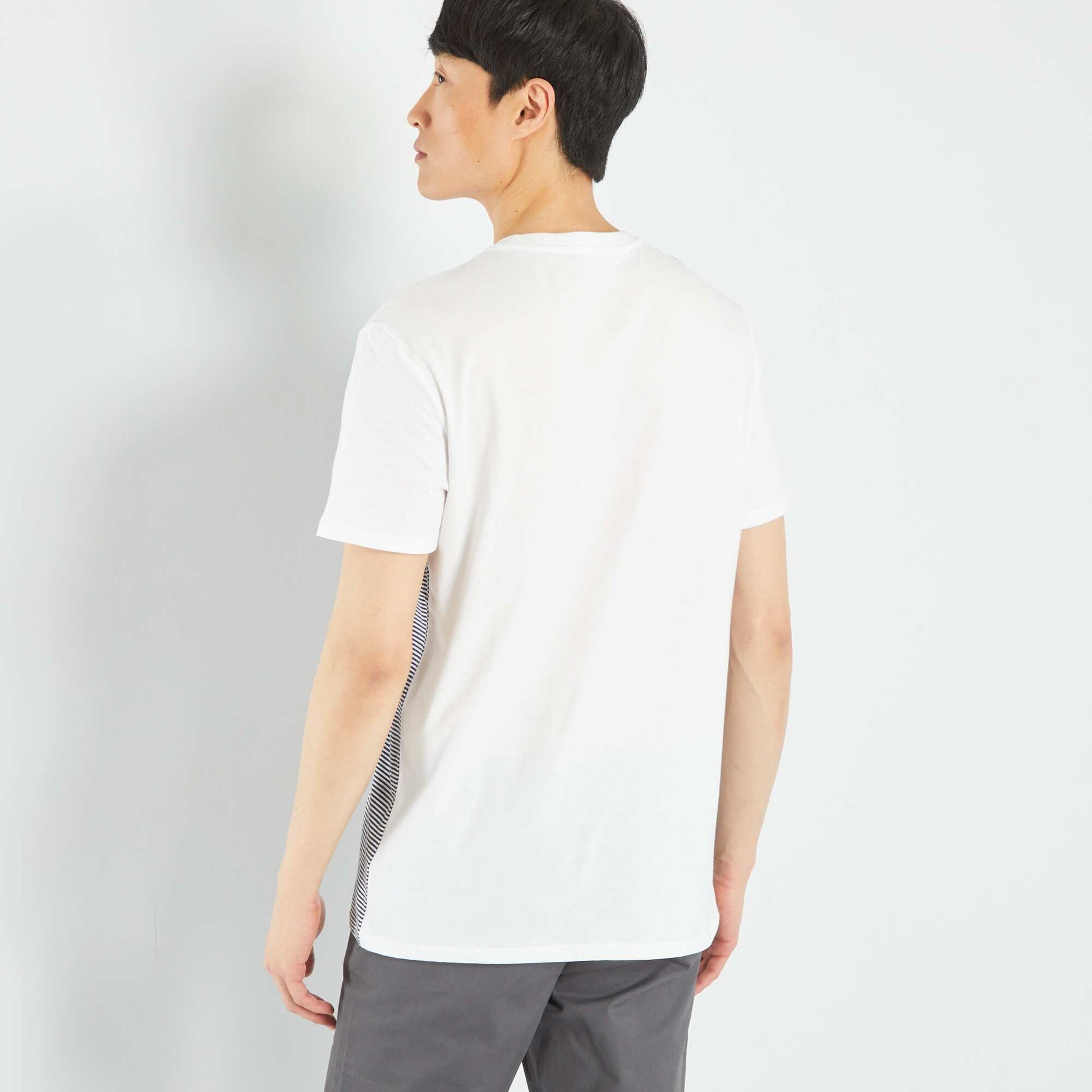 T-shirt manches courtes blanc