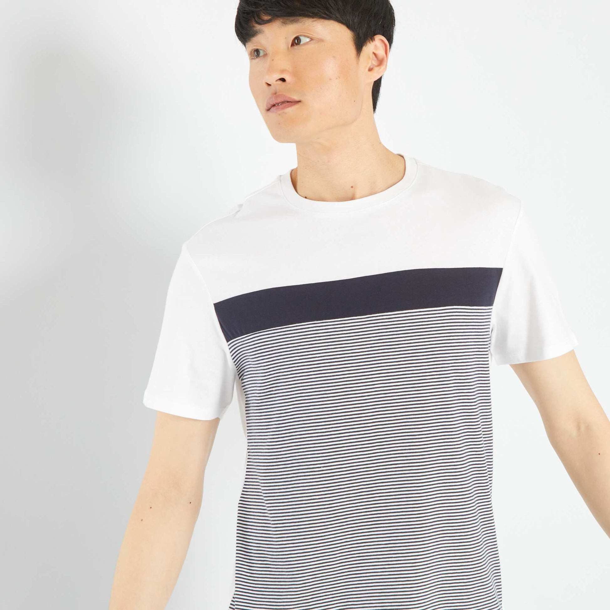 T-shirt manches courtes blanc