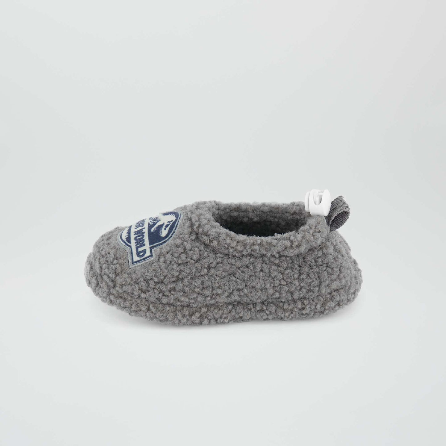 Chaussons souples en sherpa 'Jurassic Park' Marron