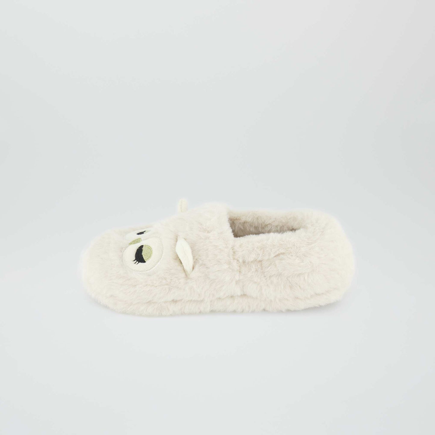 Chaussons en sherpa blanc