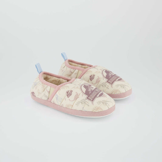 Chaussons ballerines 'Jurassic World' Rose