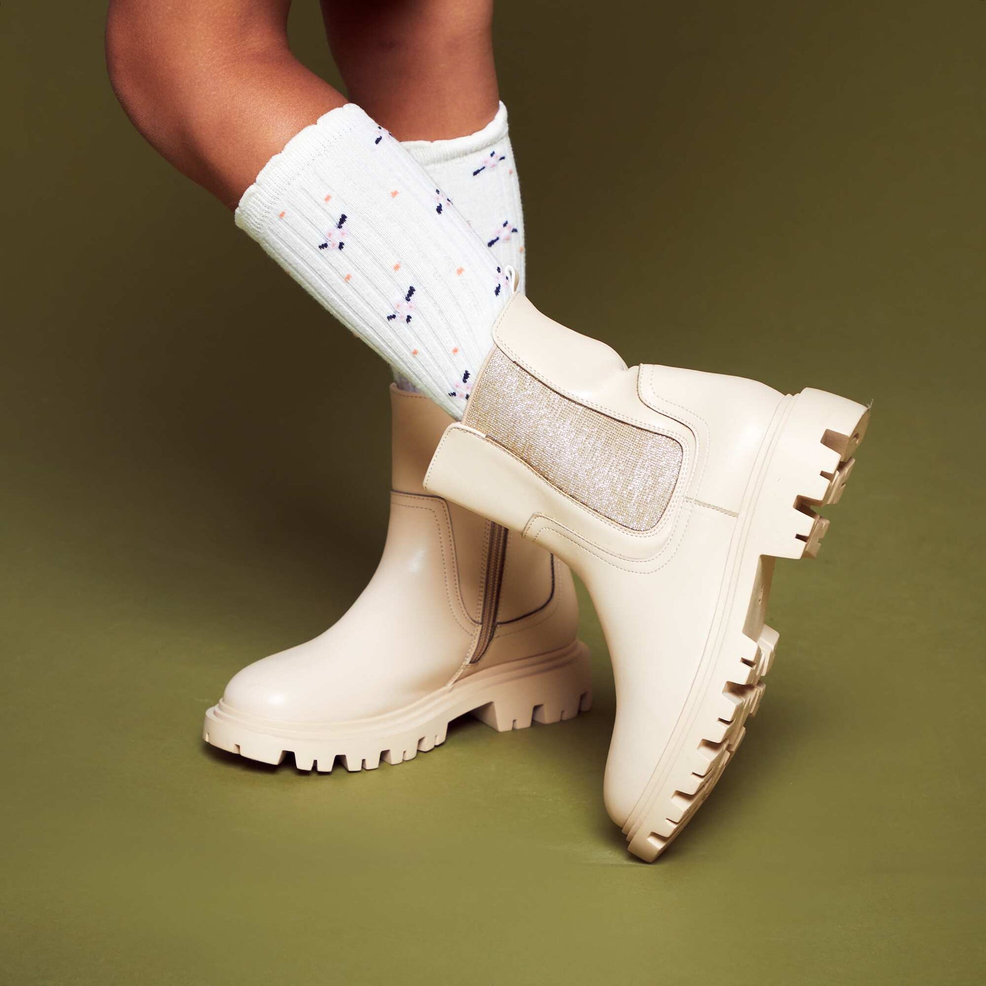 Boots chelsea Beige