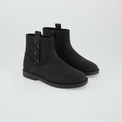 Boots en su dine noir