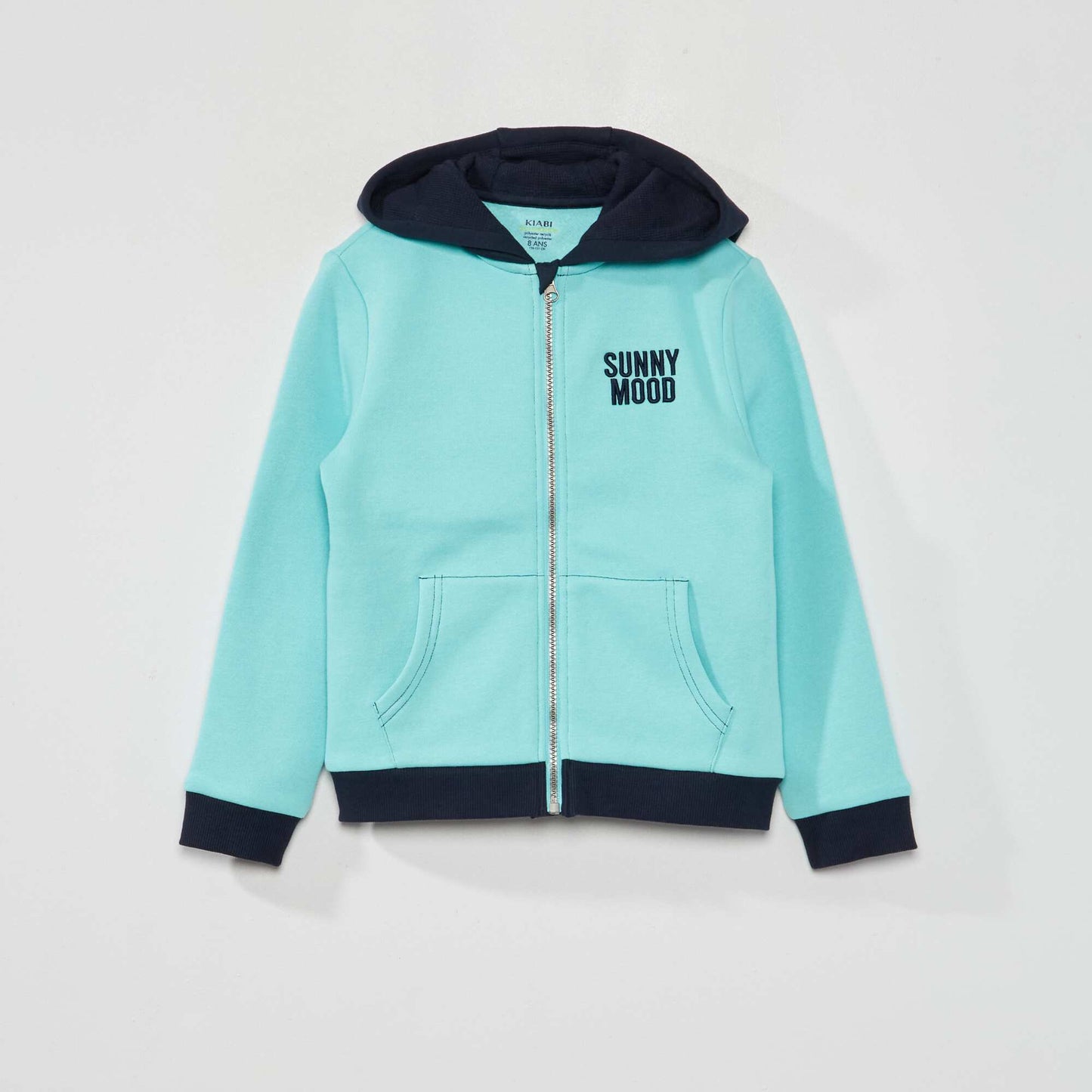 Sweat zipp e Bleu