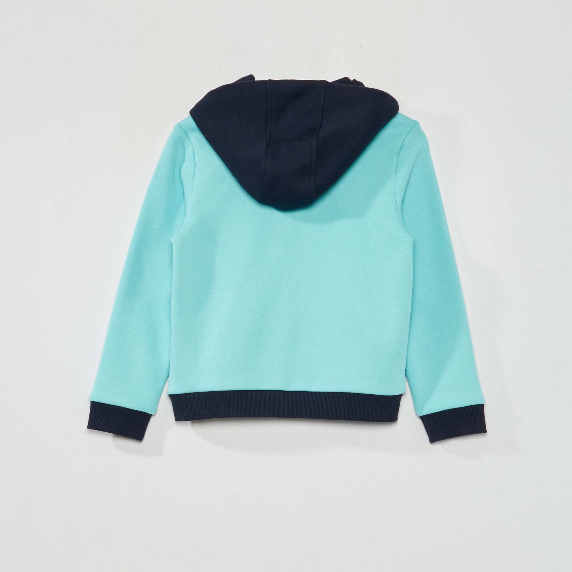 Sweat zipp e Bleu